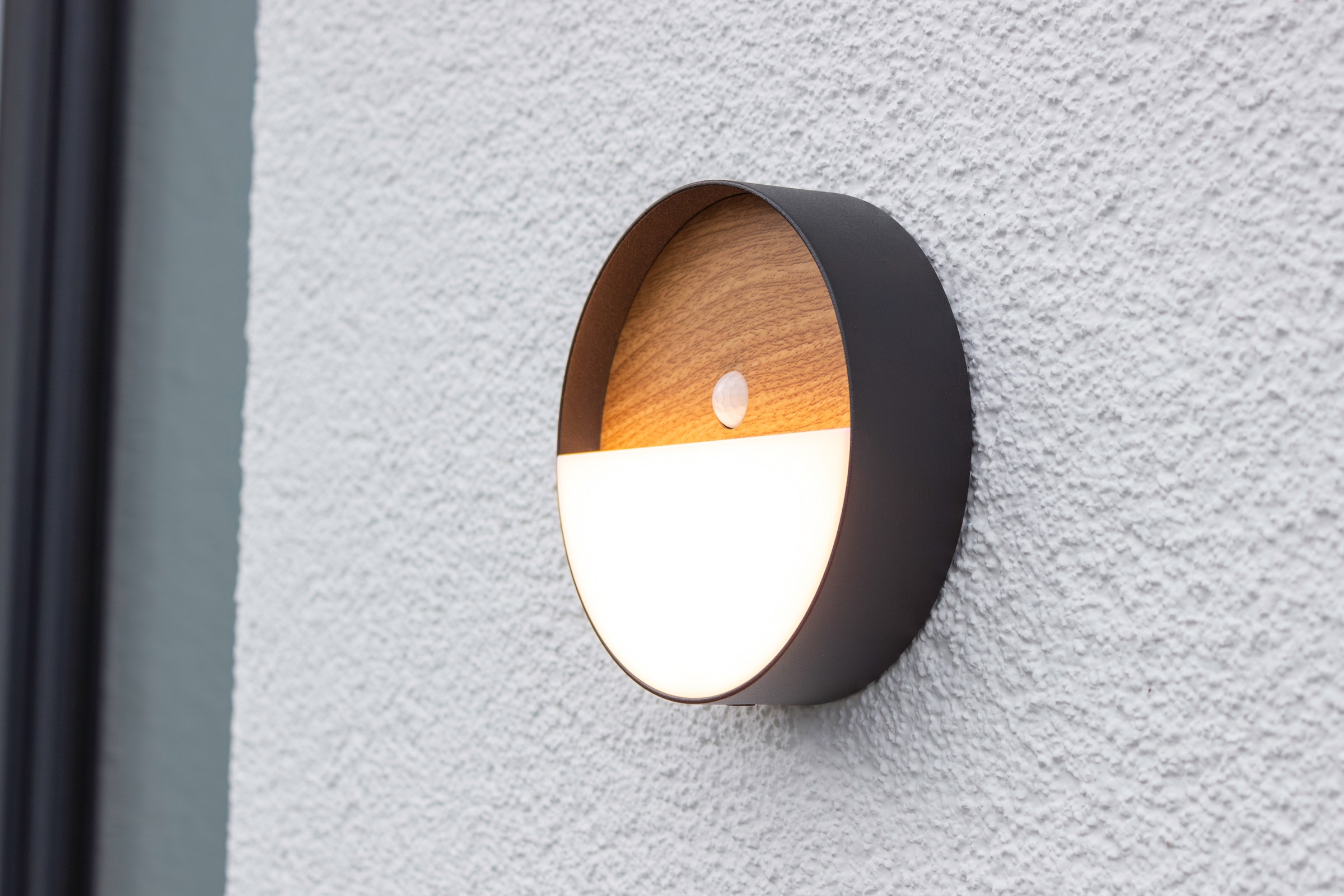 ECO-LIGHT LED Außen-Wandleuchte »LED-Wandleuchte MEG + PIR«, 1 flammig, Leuchtmittel LED-Board | LED fest integriert, Akku-Licht für Innen & Außen