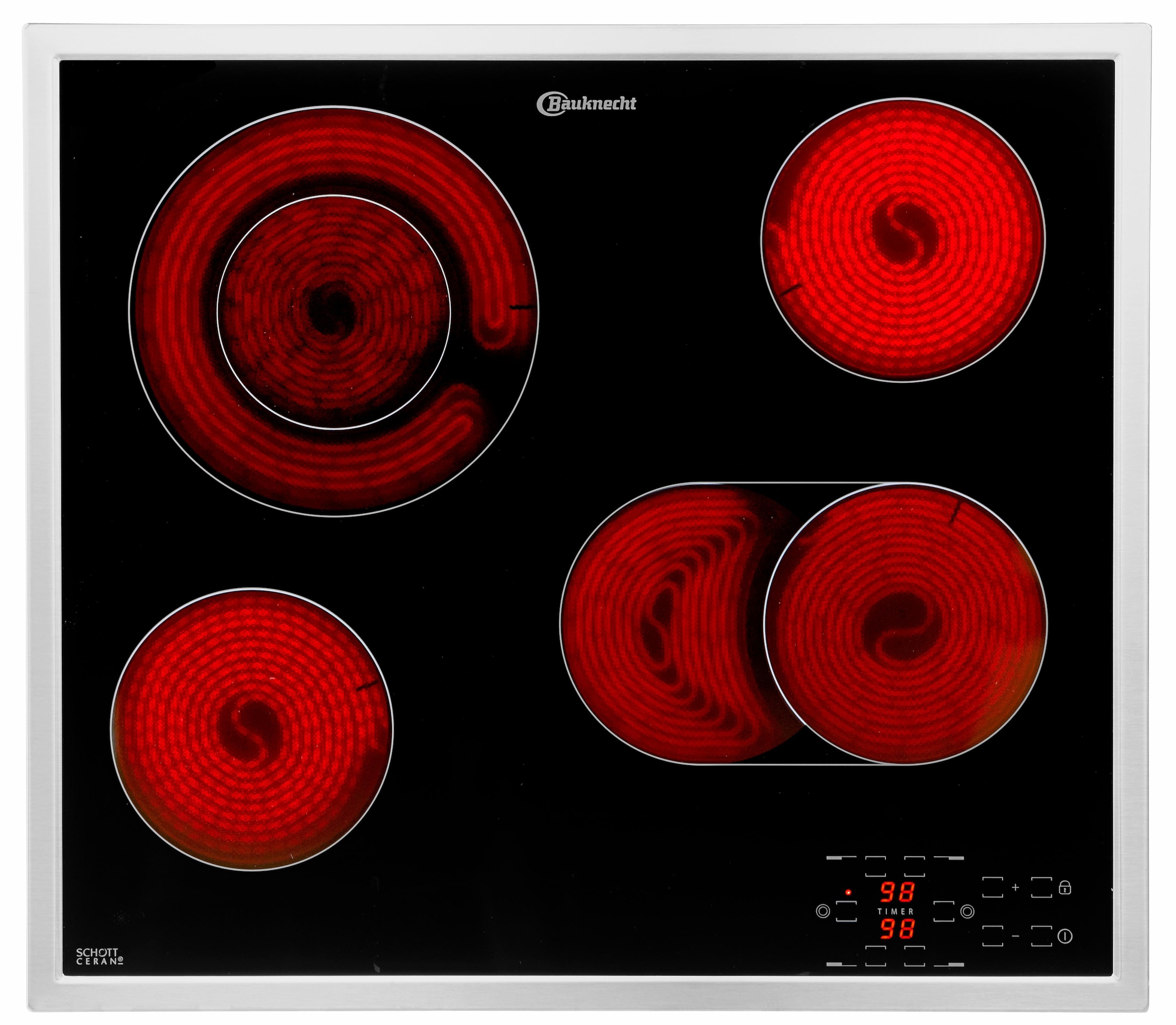 Elektro-Kochfeld von SCHOTT CERAN®, CTAR 9642 IN, mit Touch-Control-Steuerung