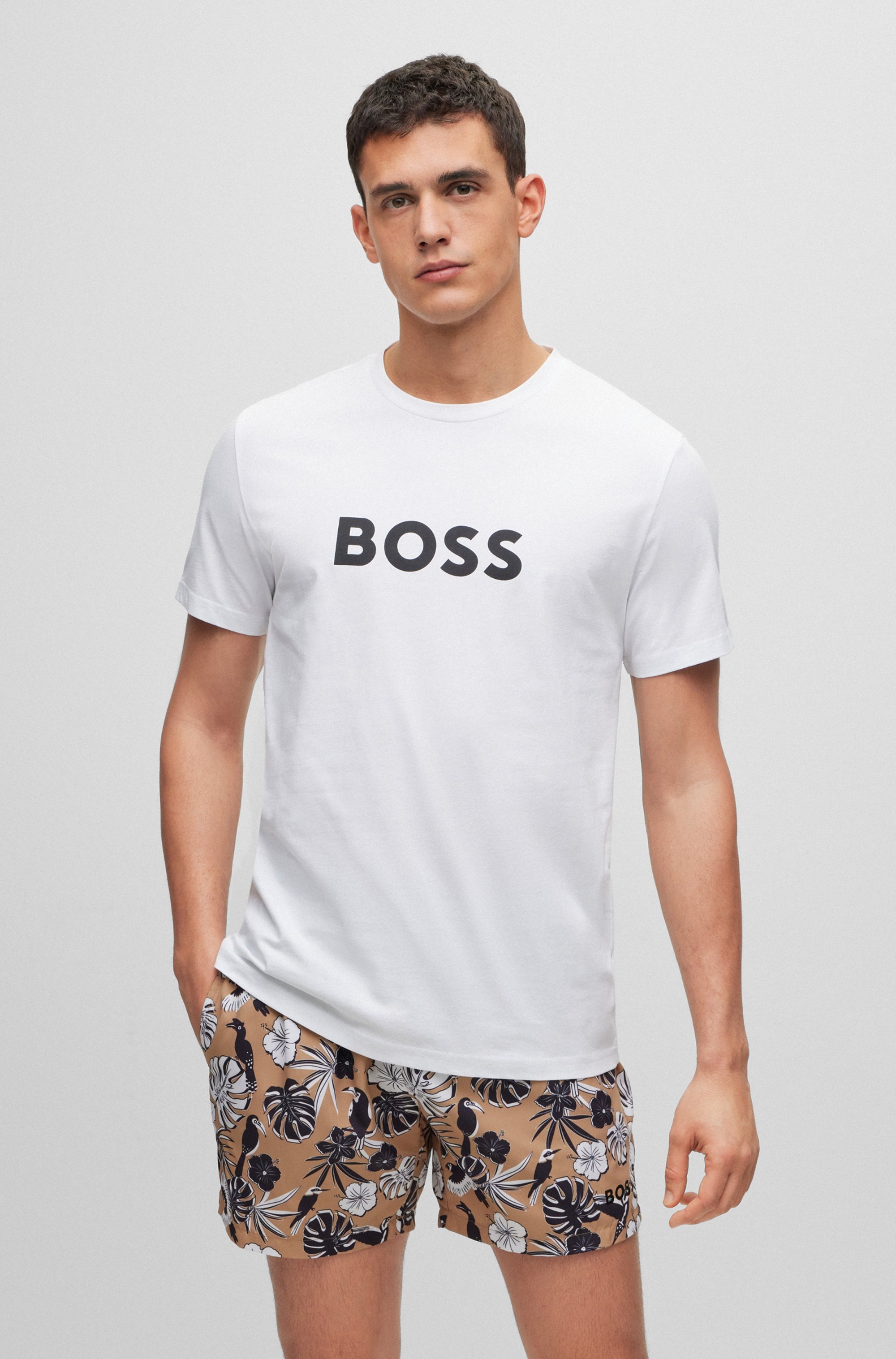 Thumbnail - BOSS T-Shirt mit UV Schutz (SPF 50+)