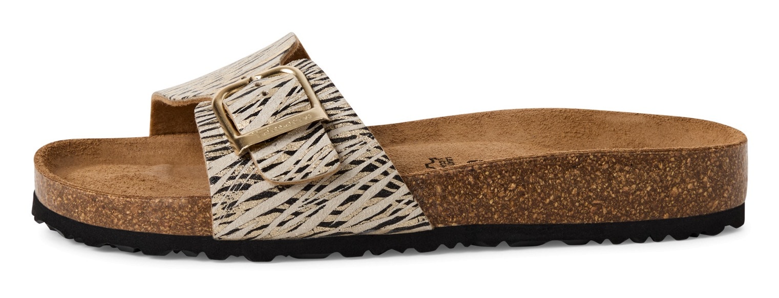 Tamaris Pantolette »CORRA«, Sommerschuh, Schlappen mit verstellbarer Schnalle