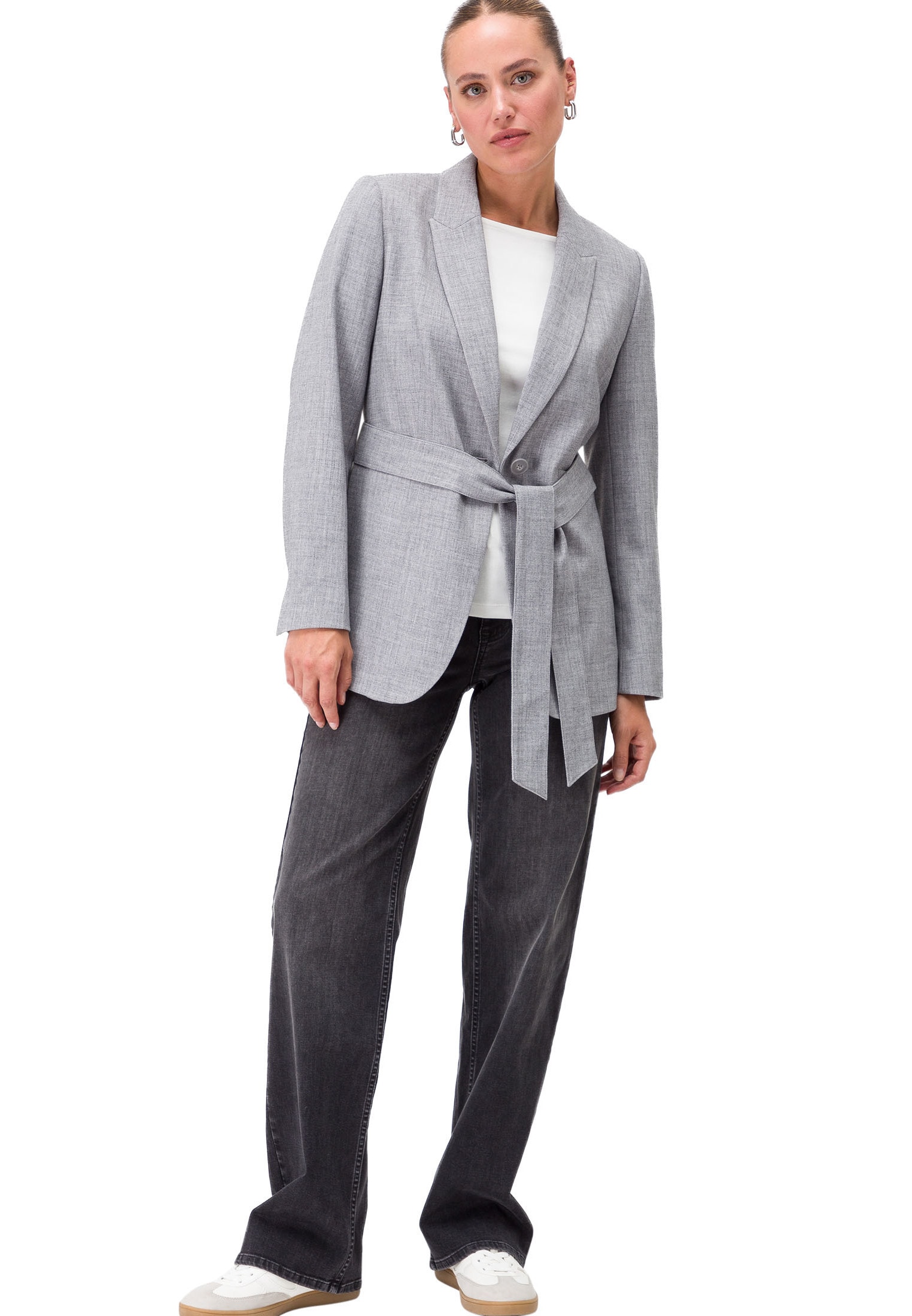 Zero Kurzblazer »zero Blazer mit Bindegürtel«, Gürtel