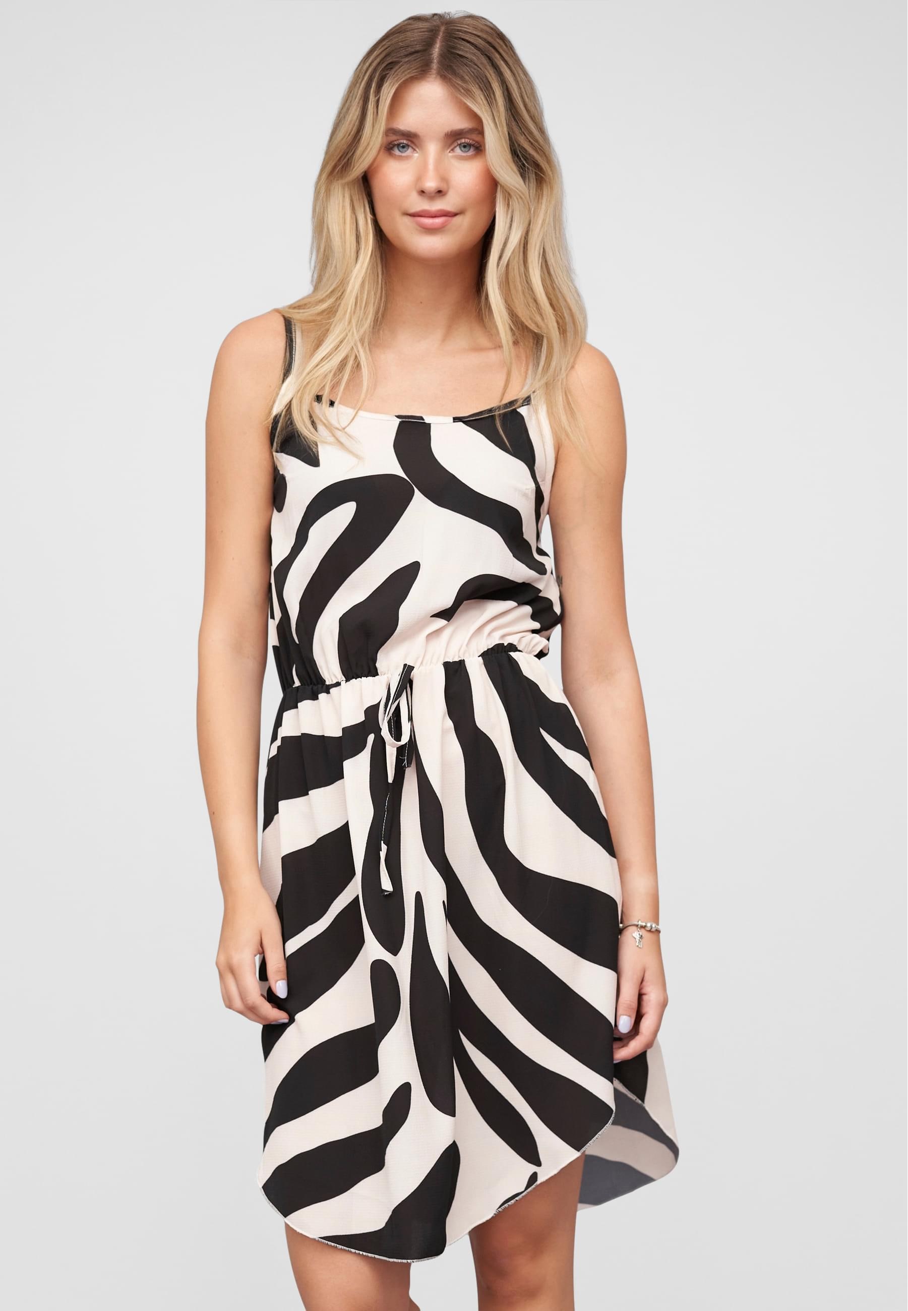 CLOUD 5IVE Shirtkleid »CLOUD 5IVE Dress with zebra print«, (1 tlg.)