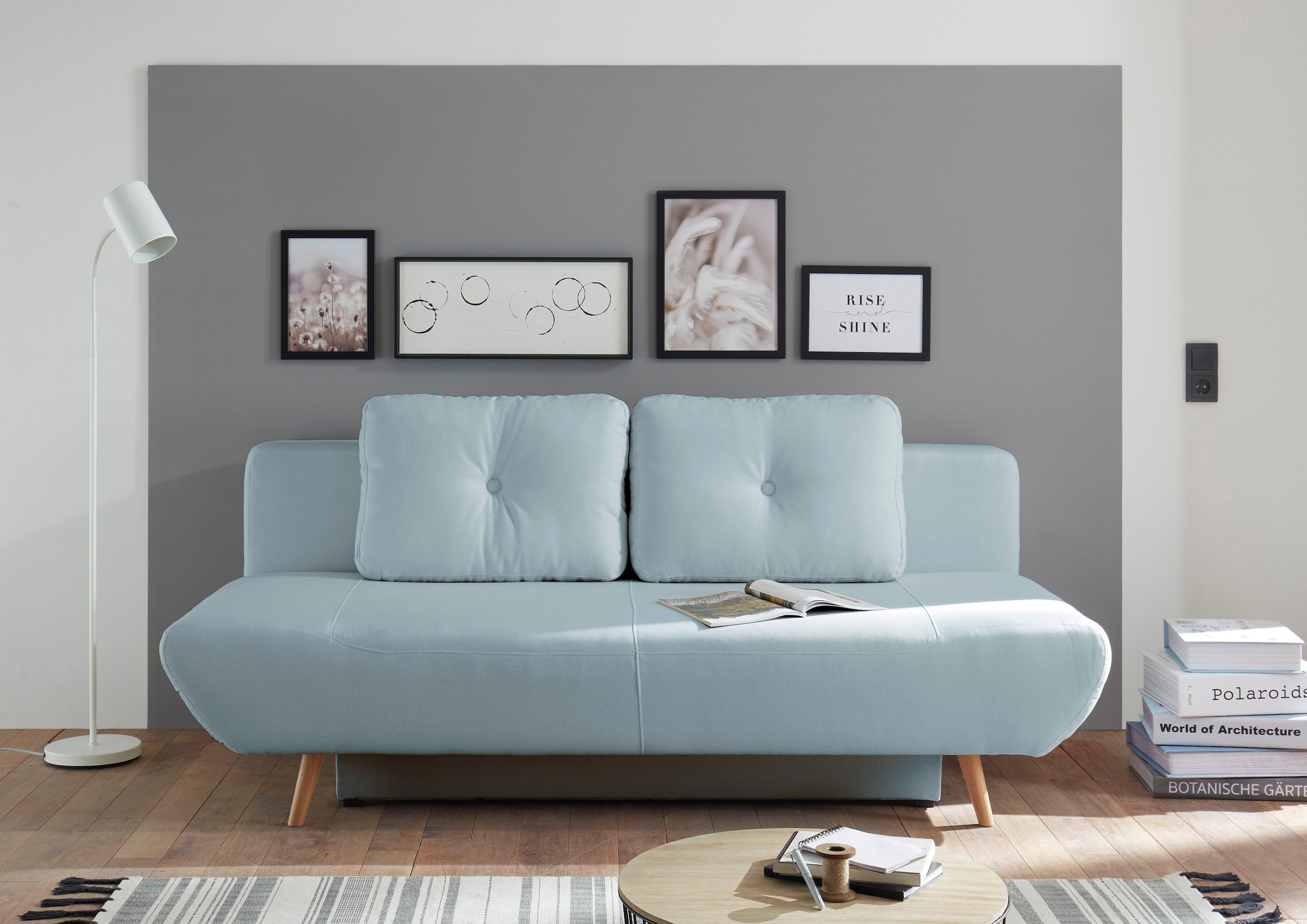 Home affaire Schlafsofa "Segmon" einfach in ein bequemes Bett umwandeln, in günstig online kaufen