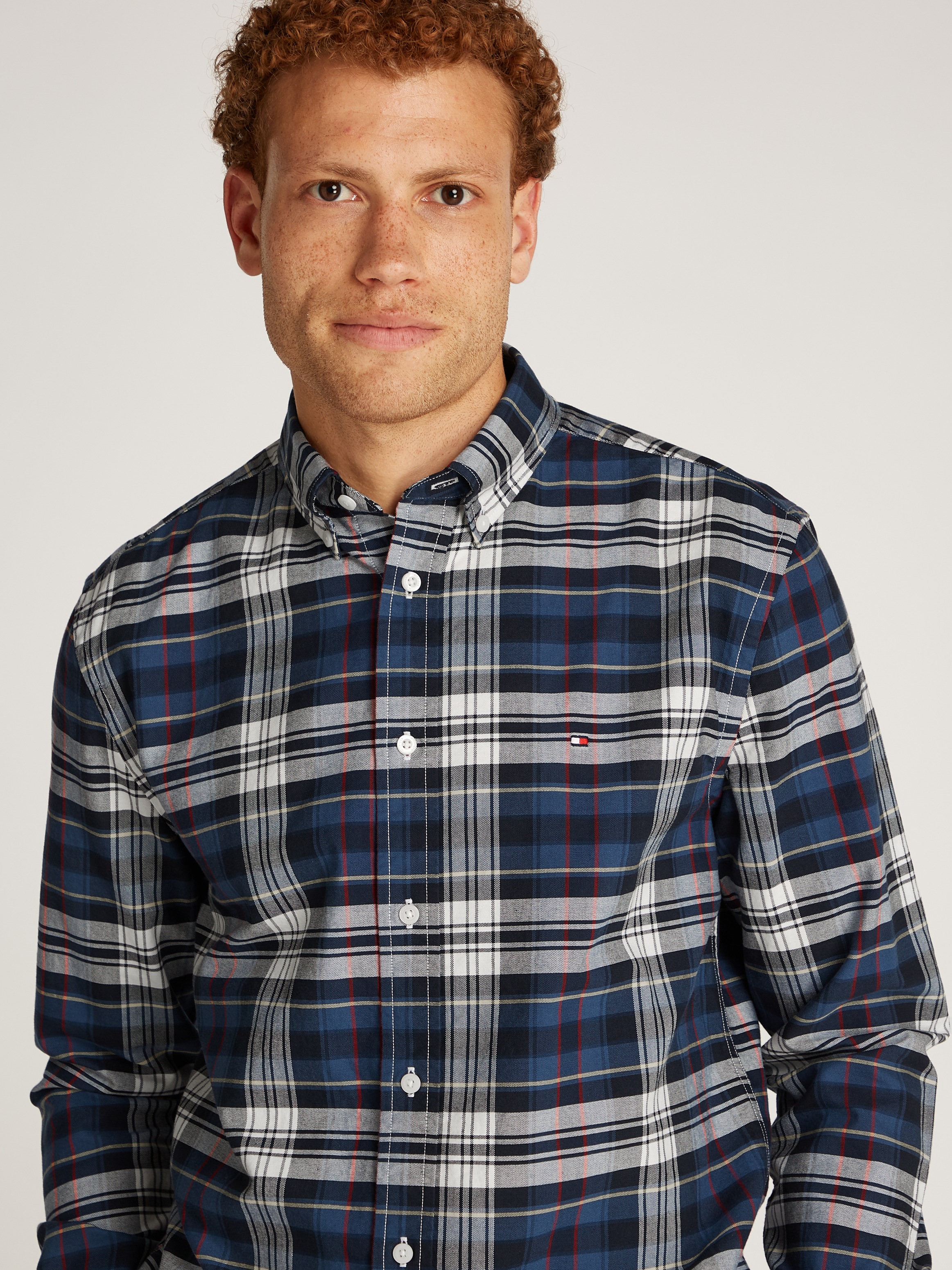 Tommy Hilfiger Karohemd »OXFORD HERITAGE PLAID RF SHIRT«, mit Schottenkaro