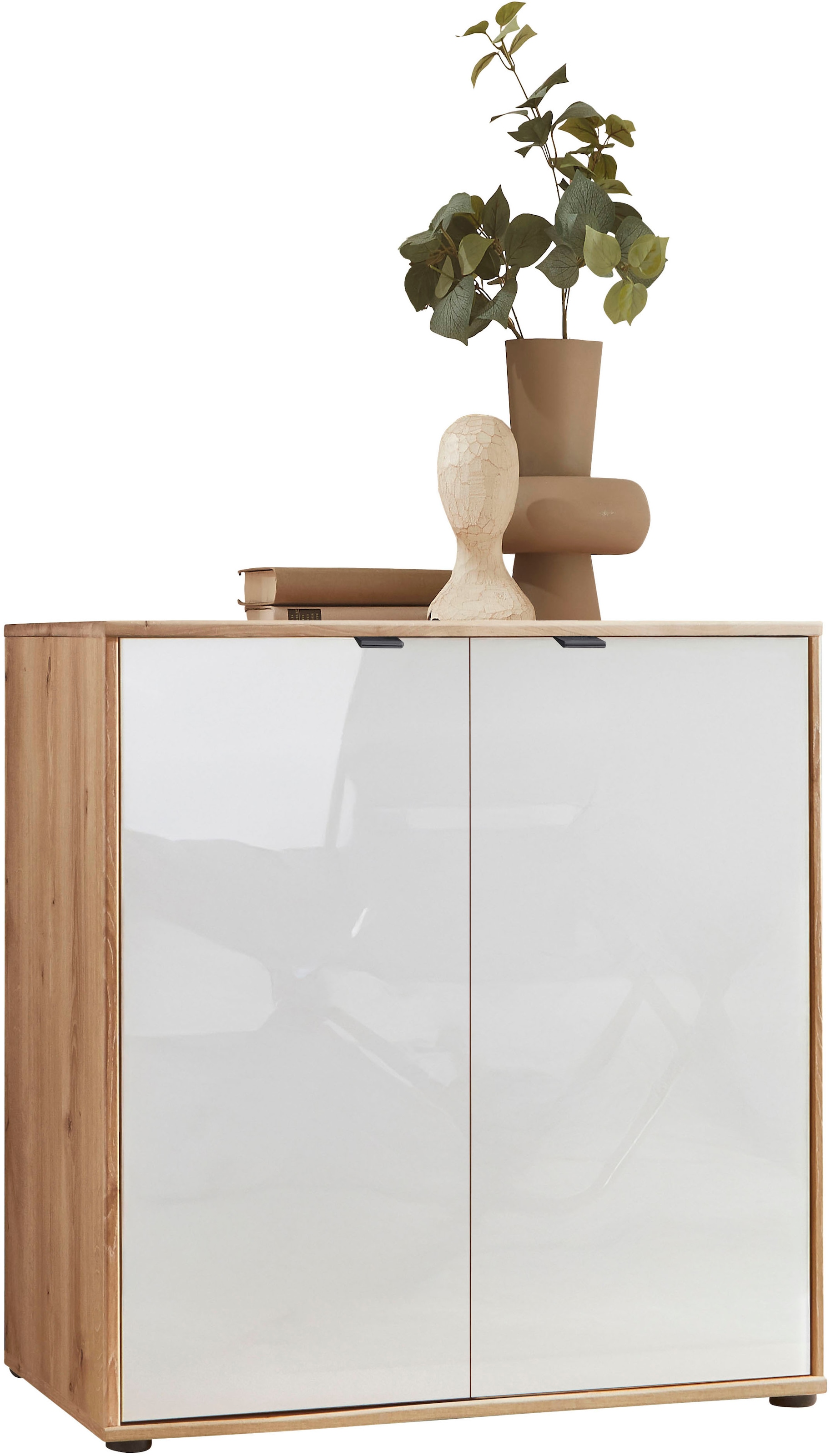 WIEMANN Kommode "Cardiff Sideboard, Wäscheschrank, teilmassiv Bianco-Eiche, günstig online kaufen