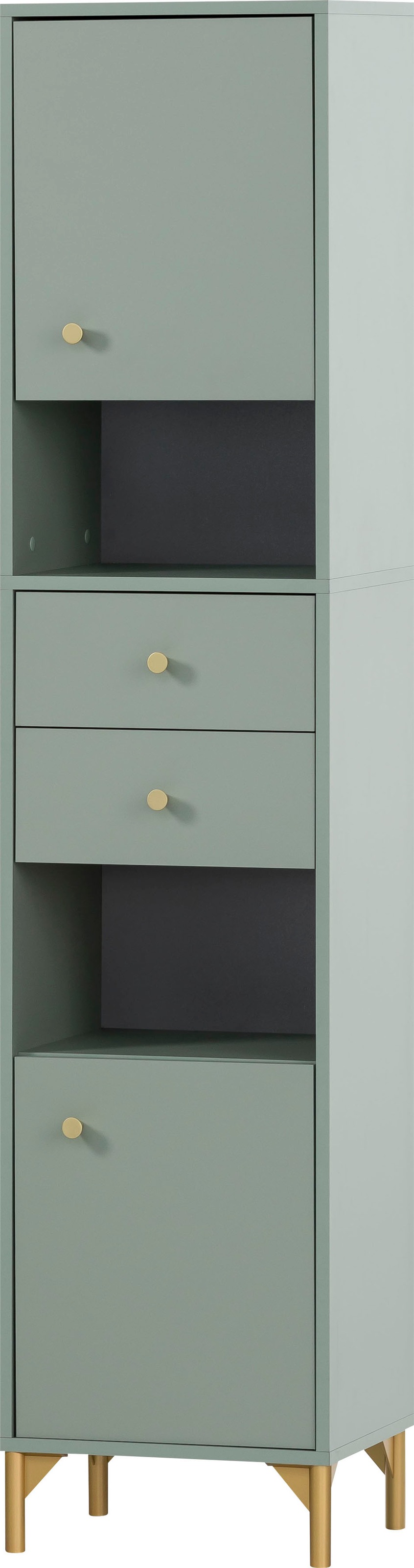 welltime Hochschrank "Ando, Hochschrank, Made in Germany, B: 40,3 cm" Solide Verarbeitung - Dieses Produkt ist in Deutschland gefertigt