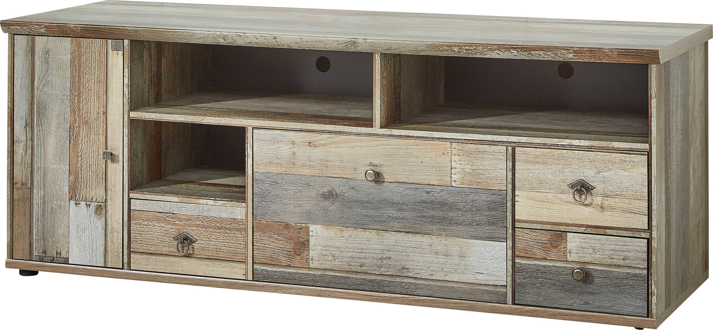 Innostyle TV-Board "BONANZA" 1 Stk. tlg. 1 Holztür, 3 Schubladen, 1 Klappe, günstig online kaufen