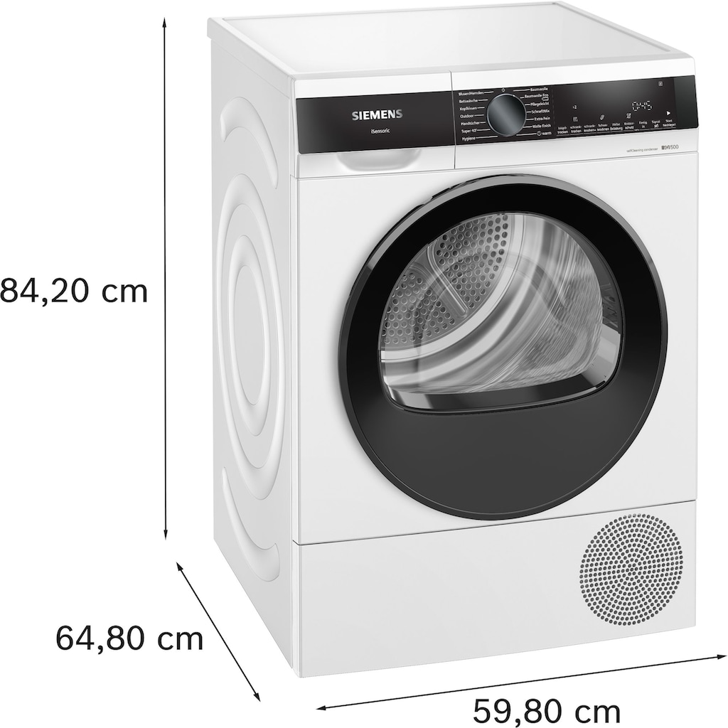 SIEMENS Wärmepumpentrockner »WQ45G2D00«, iQ500, 9 kg