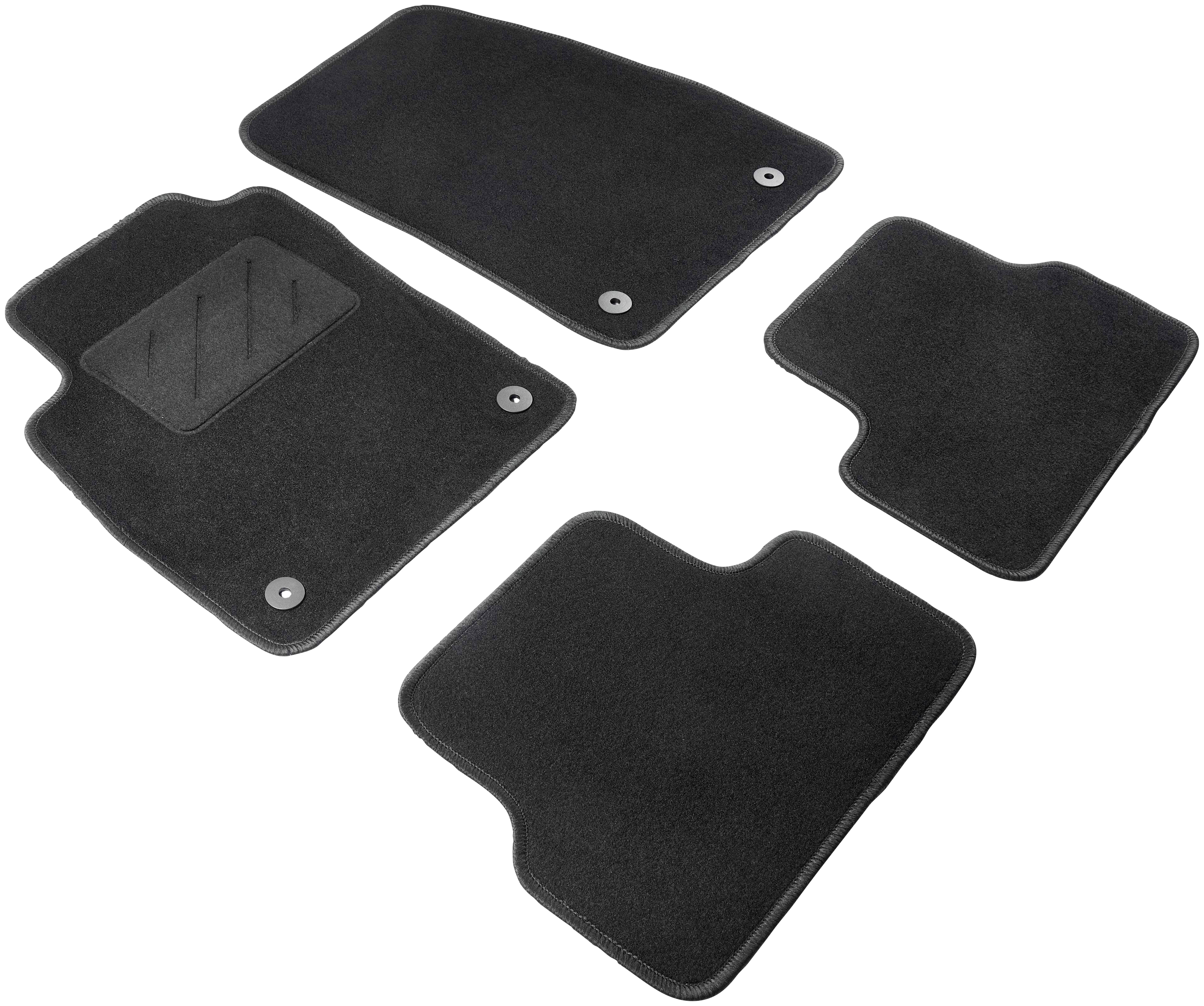 Black Friday WALSER Passform-Fußmatten »Standard«, (4 St.), z.B. für Opel  Astra H, Astra H Caravan, Astra H GTC | BAUR