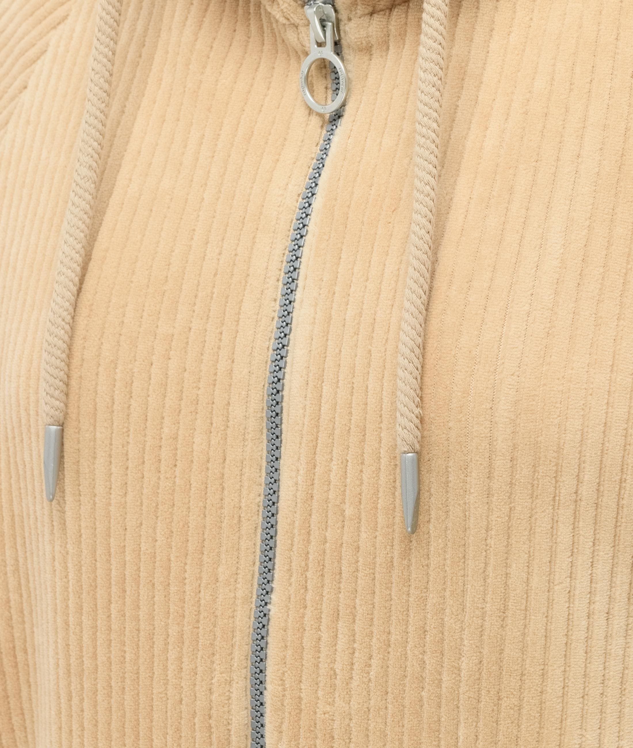 Ragwear Sweatjacke »Corduly Cordy« Freizeitjacke Zip-Hoodie aus weichem Kord in Samt-Haptik