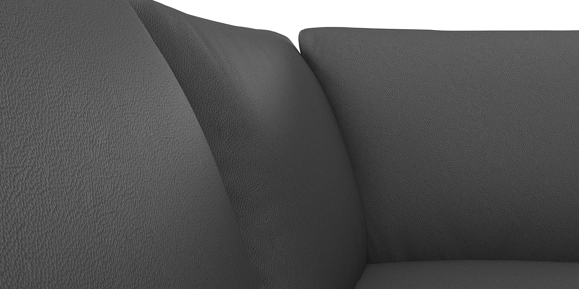 FLEXLUX Ecksofa »Fiore, L-Form«, schmale Armlehnen, Füße alufarben, B/T 234/225 cm, Kaltschaum im Sitz