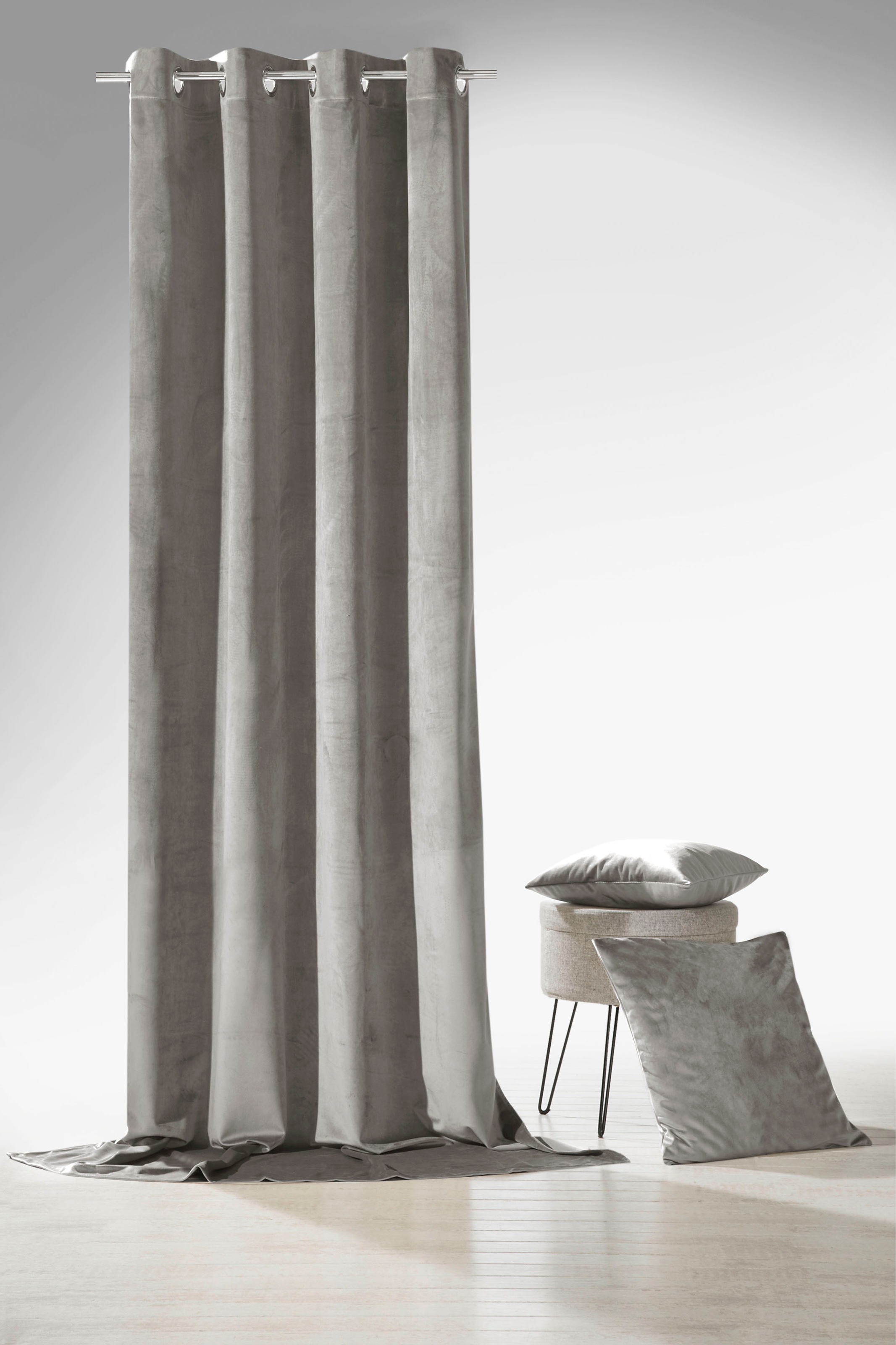 Weckbrodt Dekokissen "Valentin" Samt-Optik, Velour, Unifarben, Kissenhülle günstig online kaufen