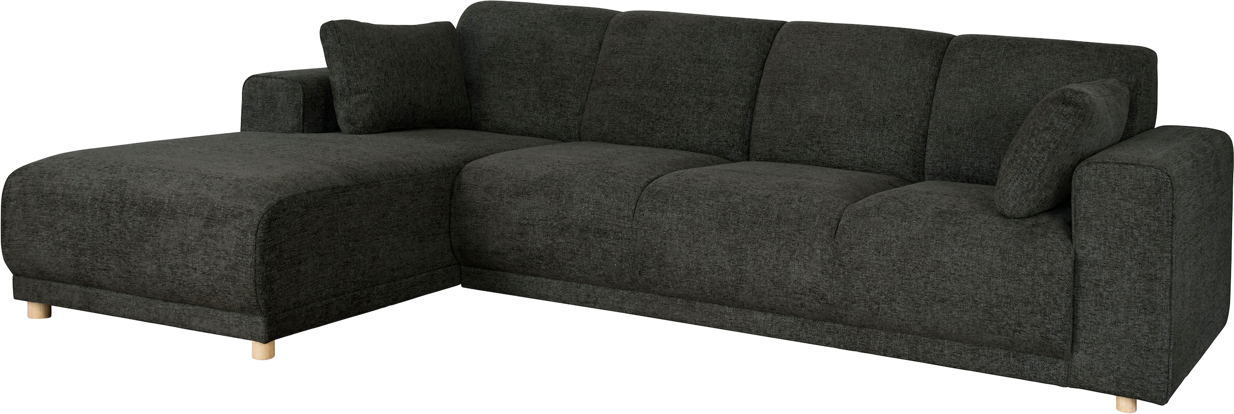 Home affaire Ecksofa »LEMPS wahlweise Recamiere links oder rechts L-Form«, incl. Zierkissen, Stellmaße 297x162 cm