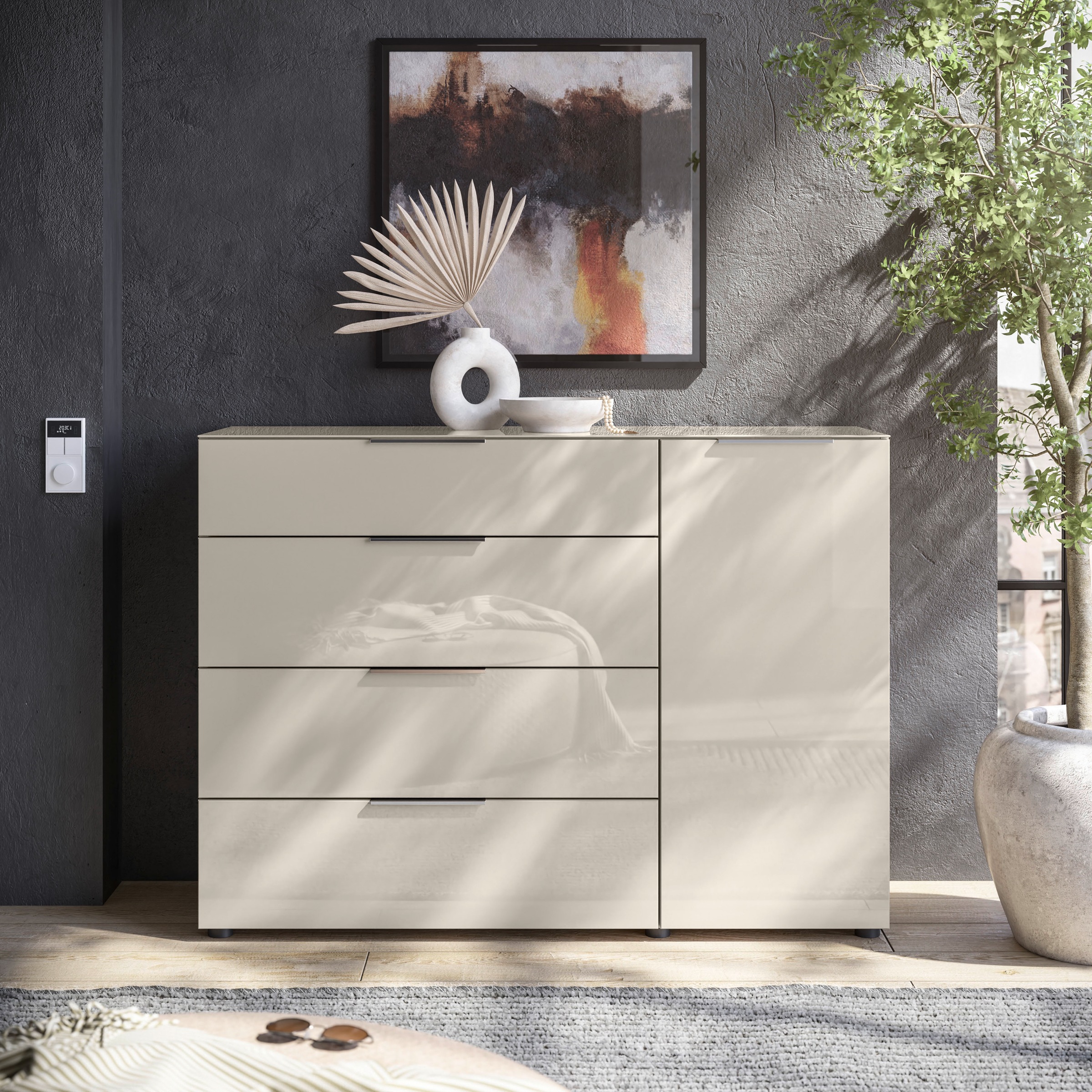 HBZ Kommode "Santorin, BxHxT 135x99x40 cm", (1 St.), Breite 135cm, Softclos günstig online kaufen