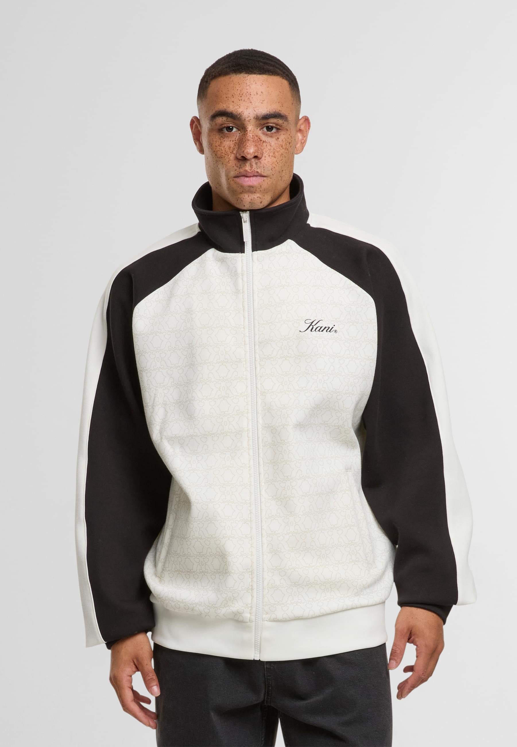 Karl Kani Trainingsjacke »Karl Kani Kani Sidestripe Aop Trackjacket«, (1 St.), ohne Kapuze