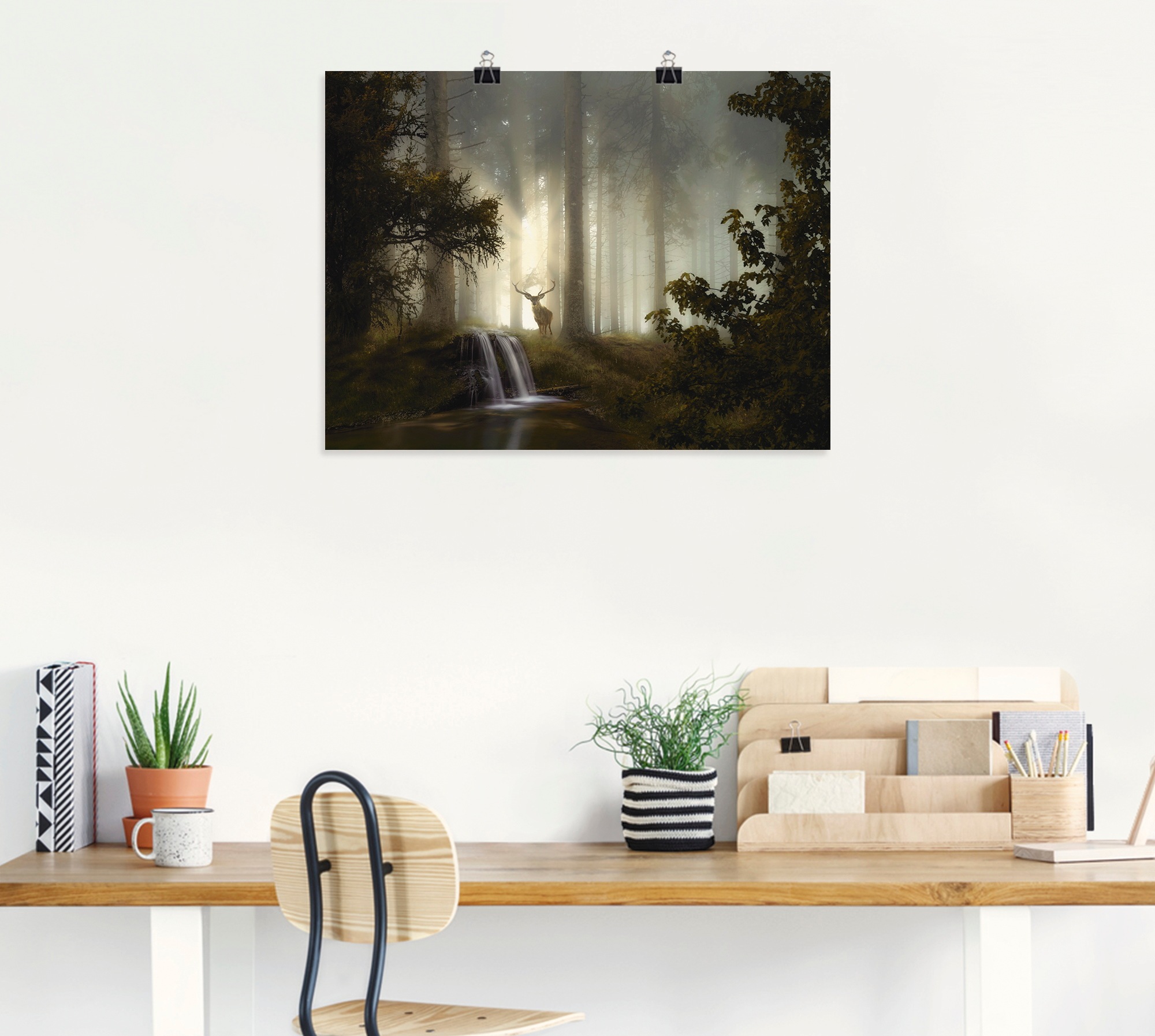 Artland Wandbild »Waldgeheimnisse« 1 Stk. tlg. als Alubild, Leinwandbild, Poster, Wandaufkleber in verschied. Größen