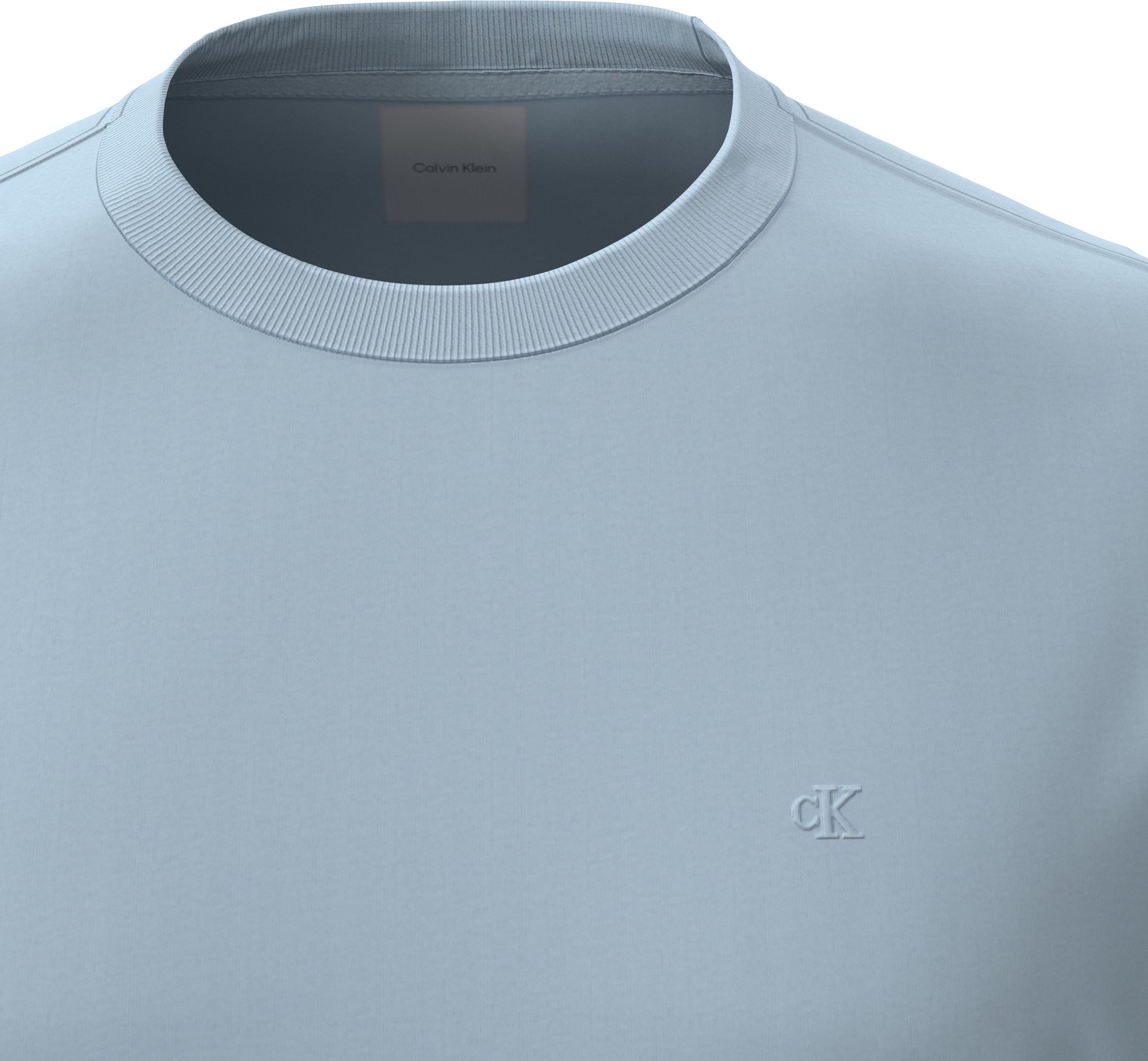 Calvin Klein T-Shirt »SS STRETCH COTTON SLIM TEE«, Mit Rundhalsausschnitt