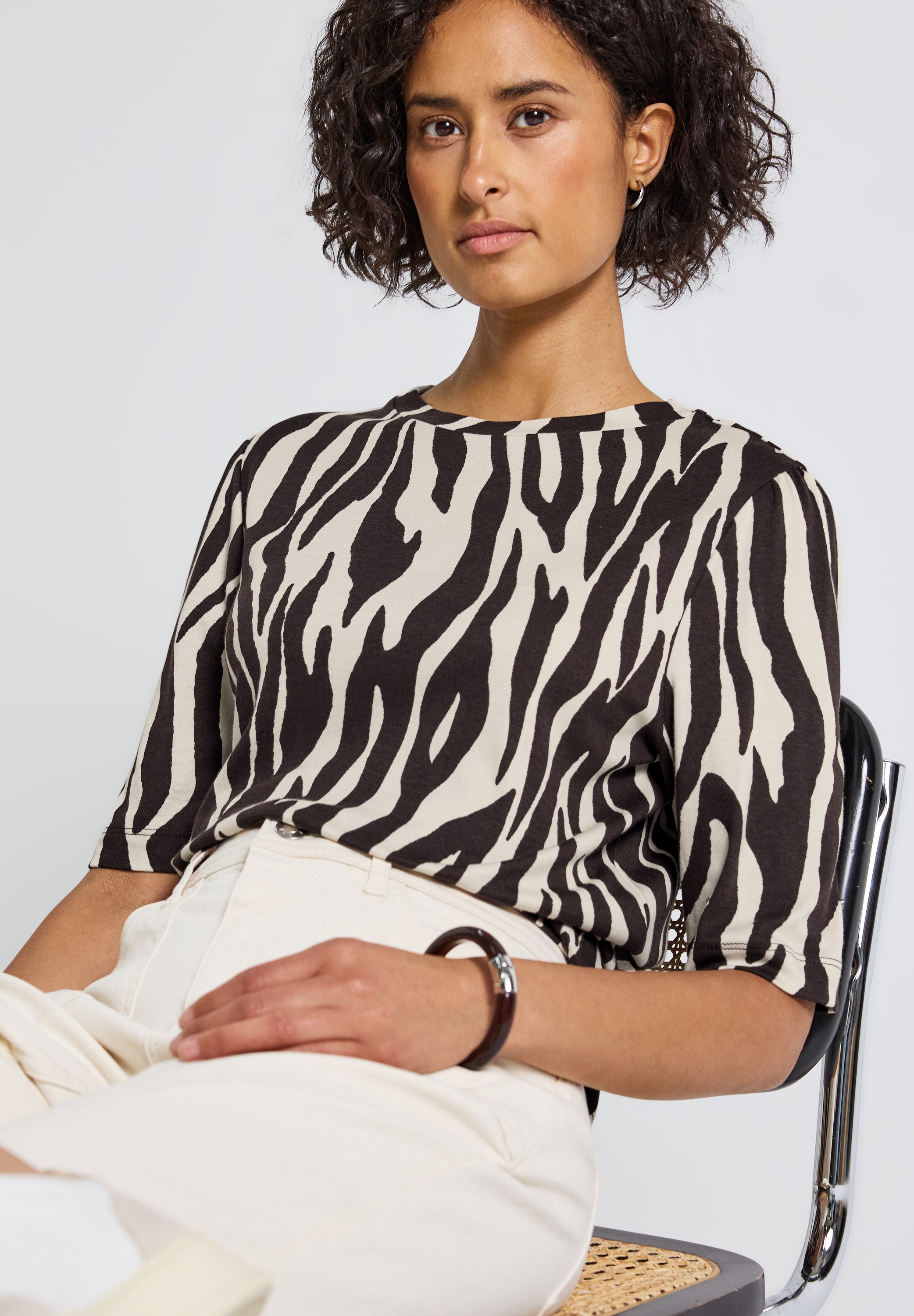 Thumbnail - STREET ONE Print-Shirt mit Animal-Print