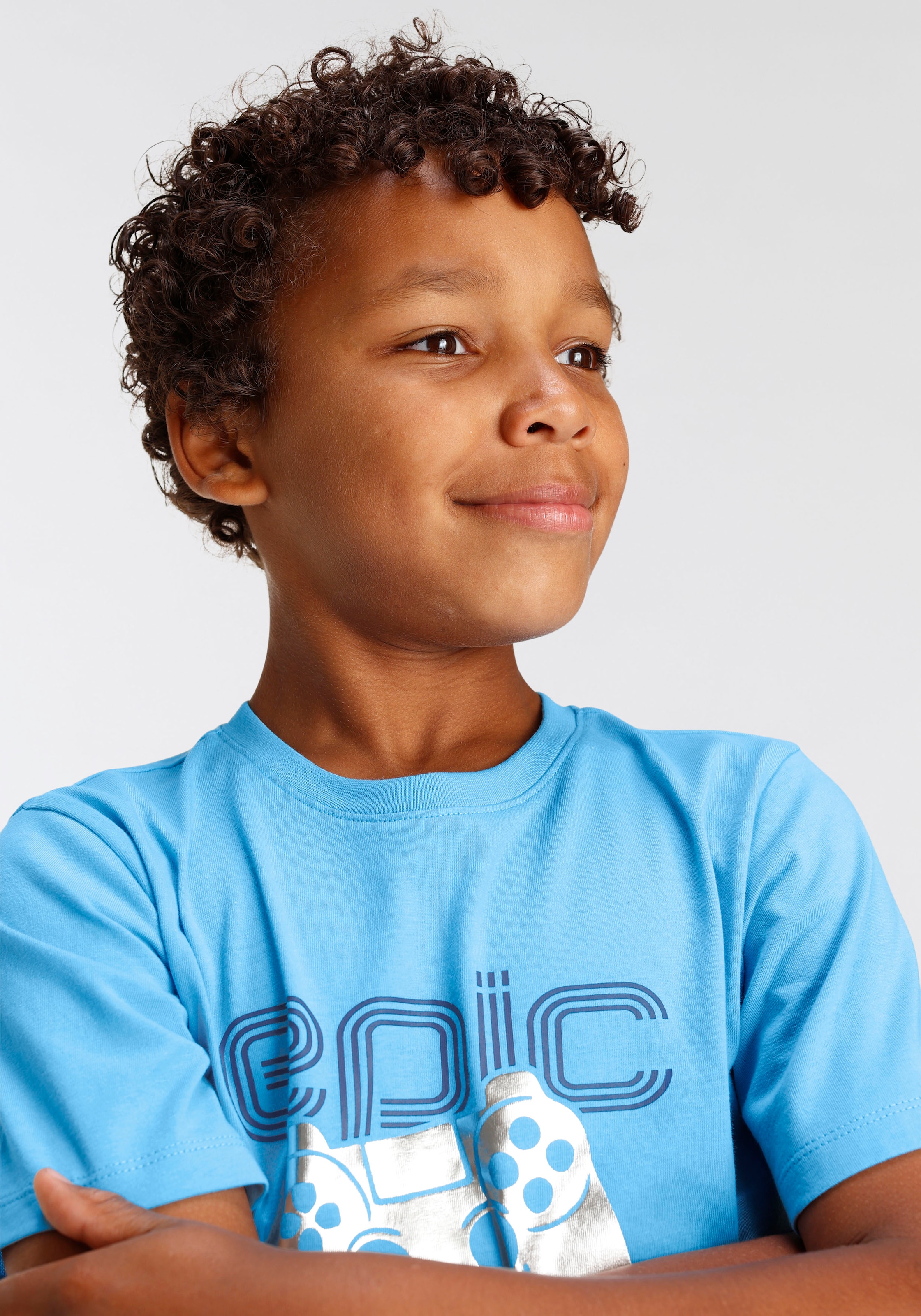 kaufen online T-Shirt »EPIC GAMING«, BAUR | Folienprint KIDSWORLD