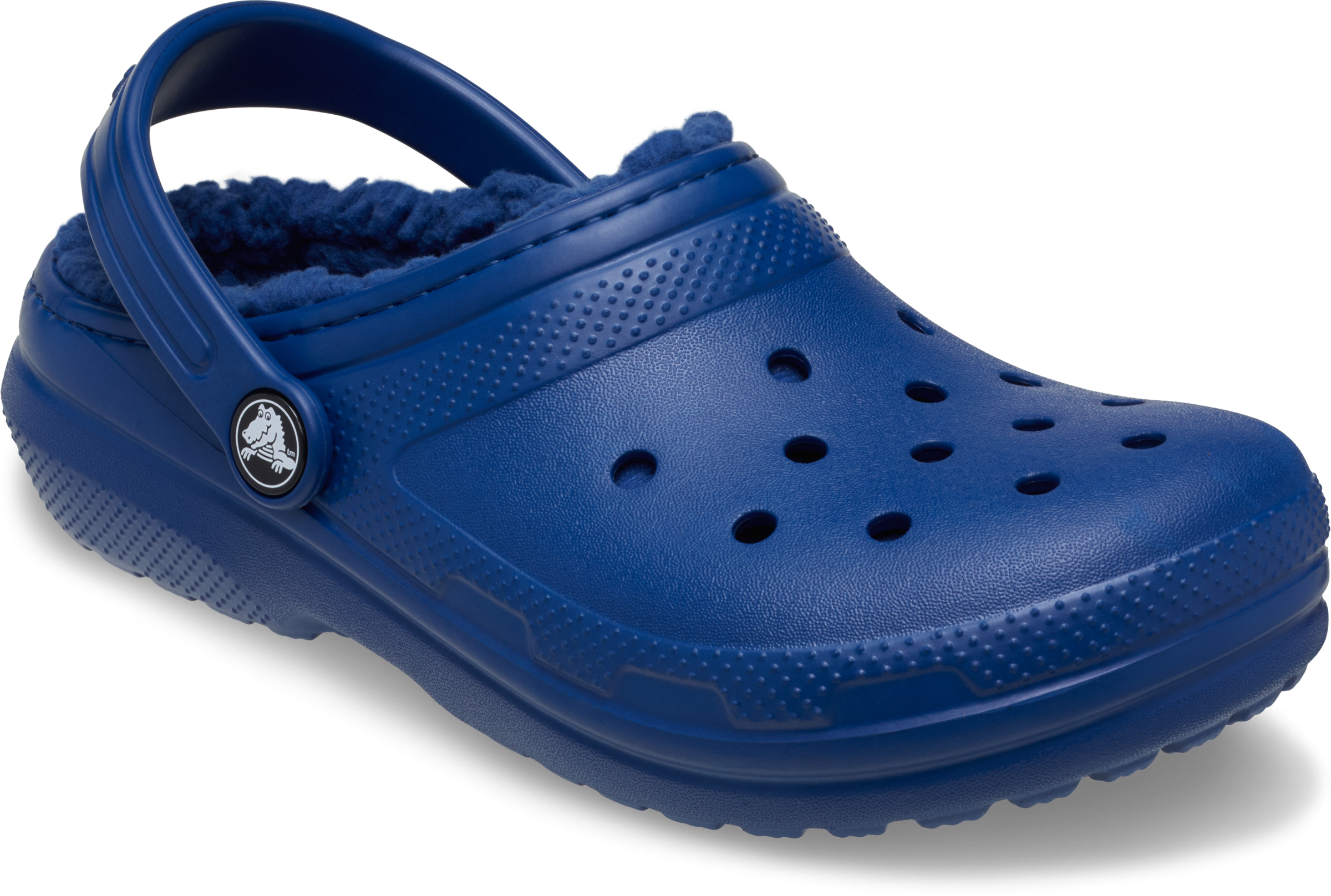 Crocs Clog "Classic Lined Clog" Schlupfschuh, Hausschuh mit schwenkbarem Fersenriemen