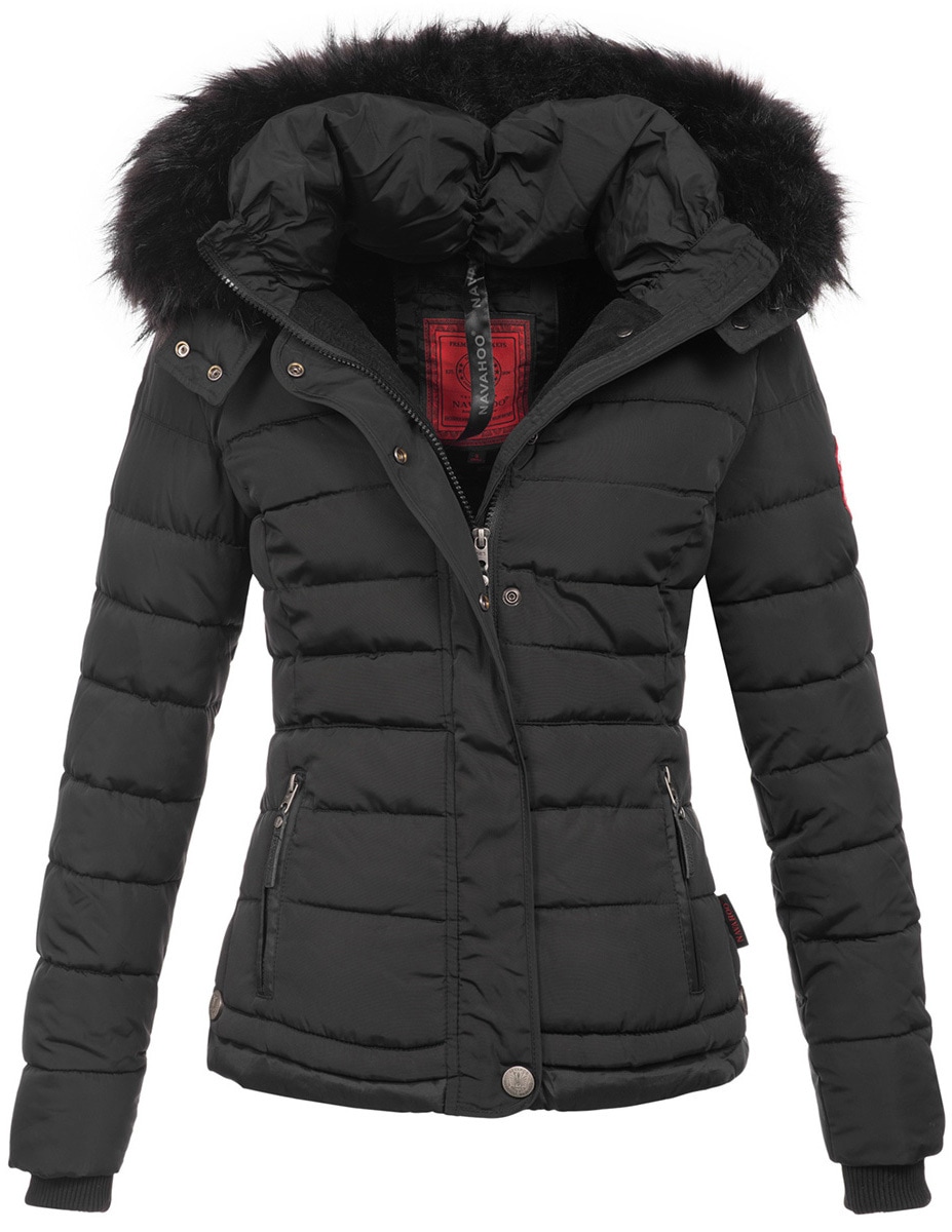 Navahoo Steppjacke »Chloe«, hochwertige Winterjacke mit abnehmbarer Kapuze