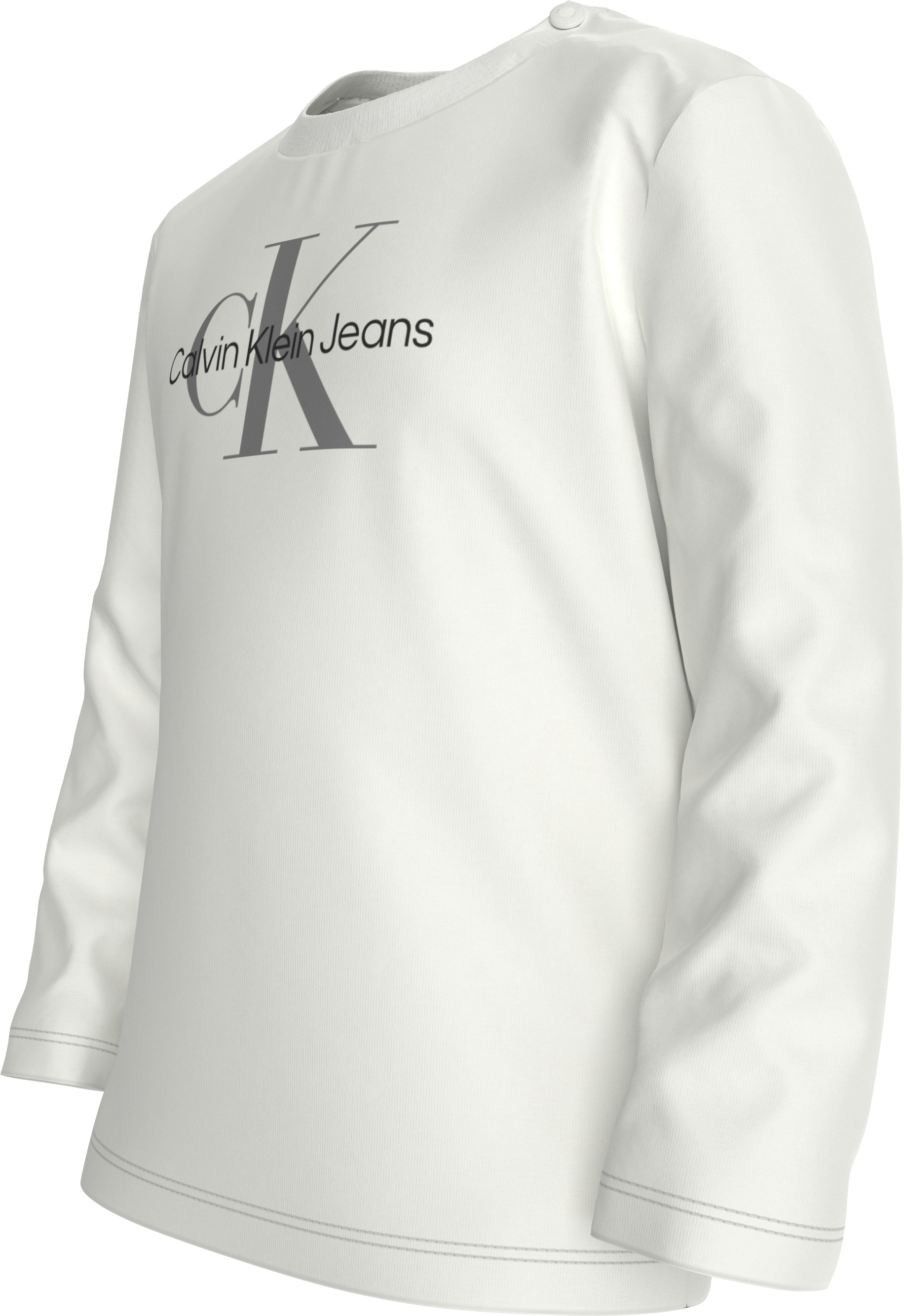 Calvin Klein Jeans Langarmshirt »MONOGRAM LS T-SHIRT«, für Babys bis 2 Jahre, mit großem Druck