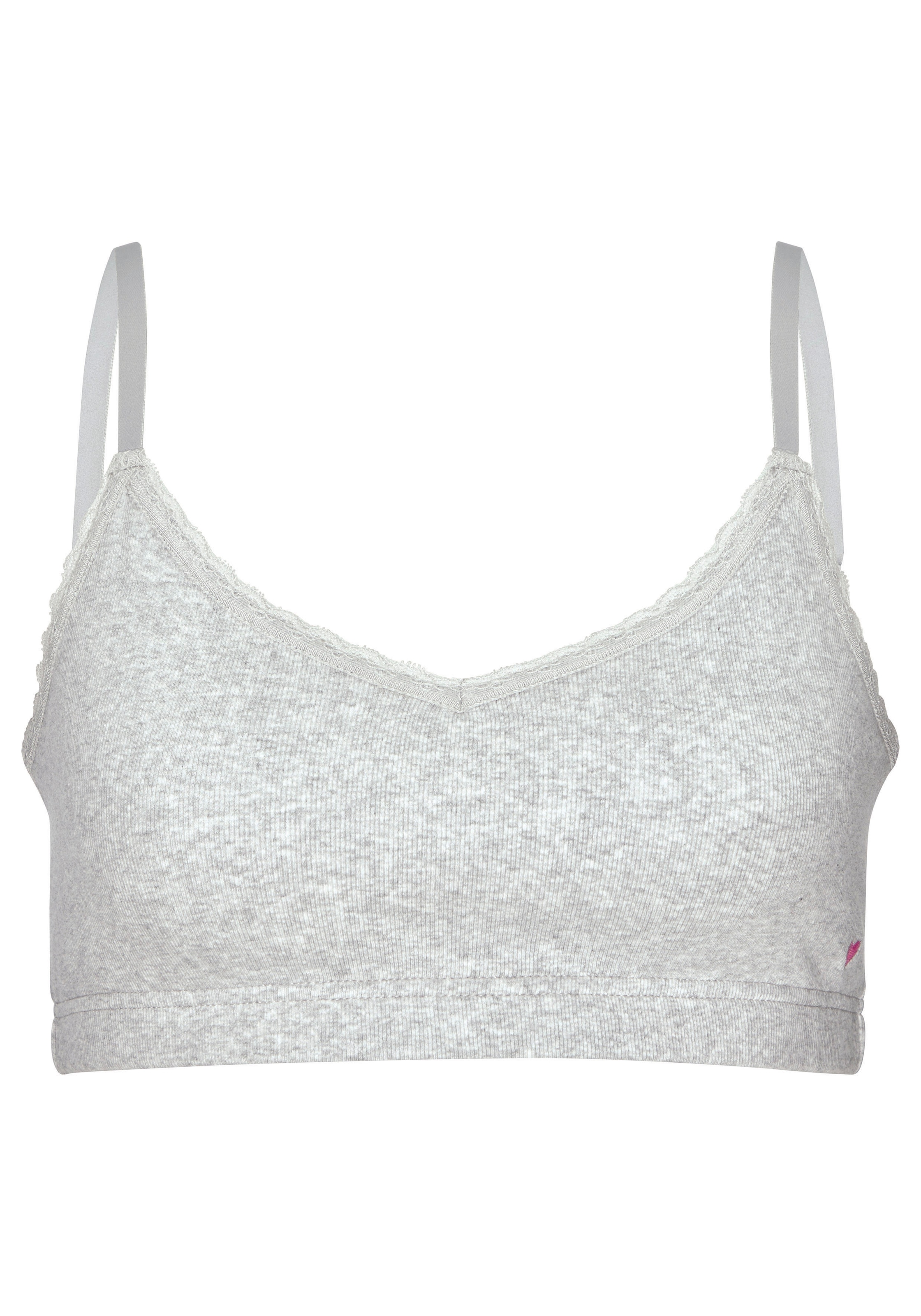 LASCANA Bustier in elastischer Rippen-Qualität