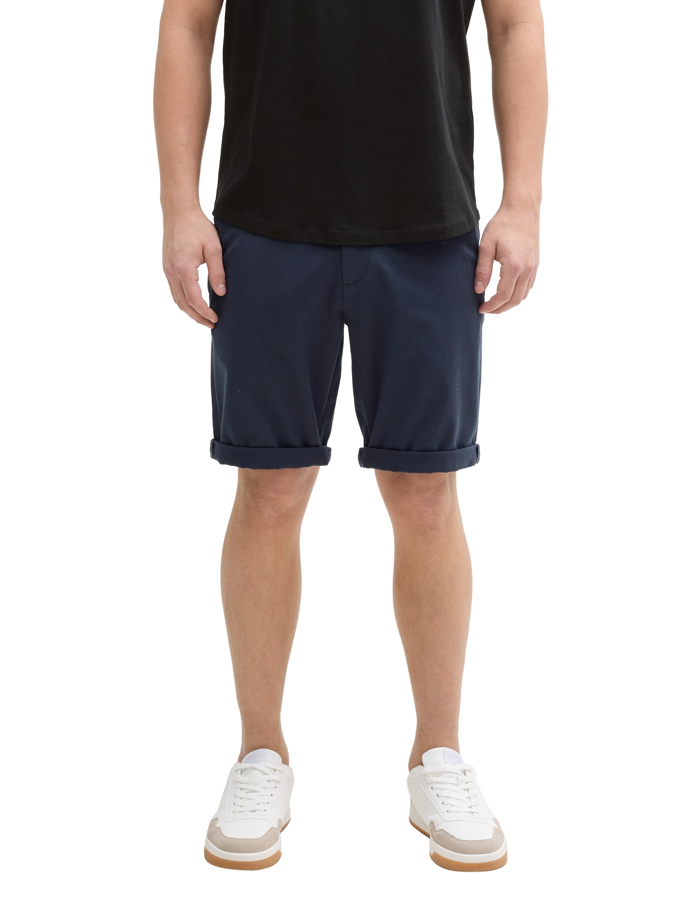 TOM TAILOR Denim Chinoshorts Sommerhose mit Gürtel günstig online kaufen