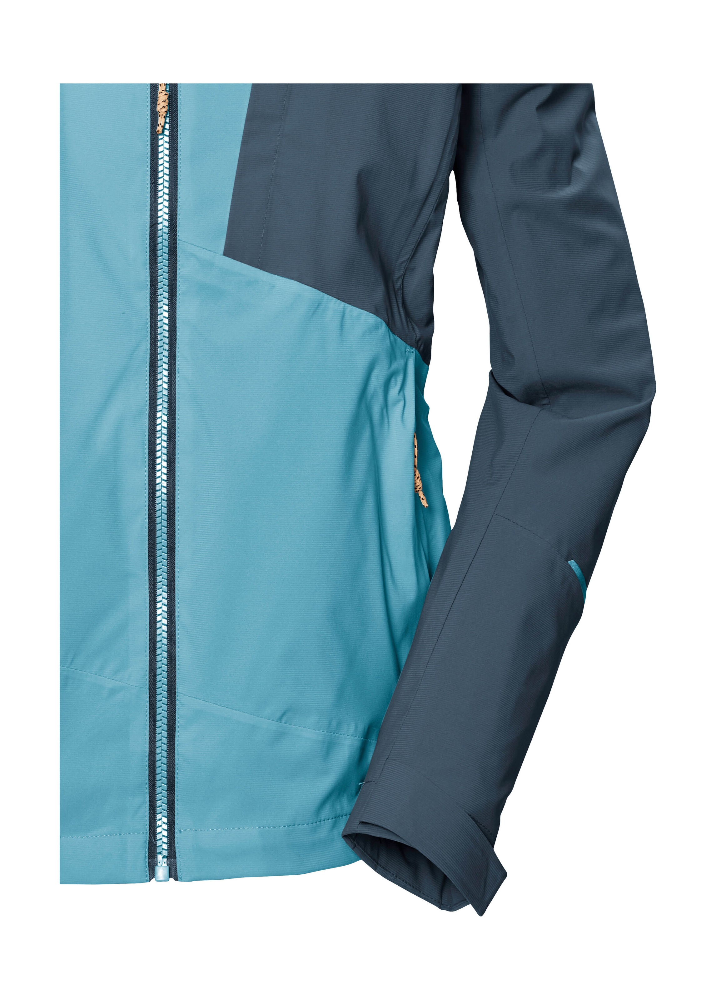 Killtec Outdoorjacke »KOS 83 WMN JCKT«, Damenjacke: Colourblock, wasserdicht, atmungsaktiv, PFAS-frei