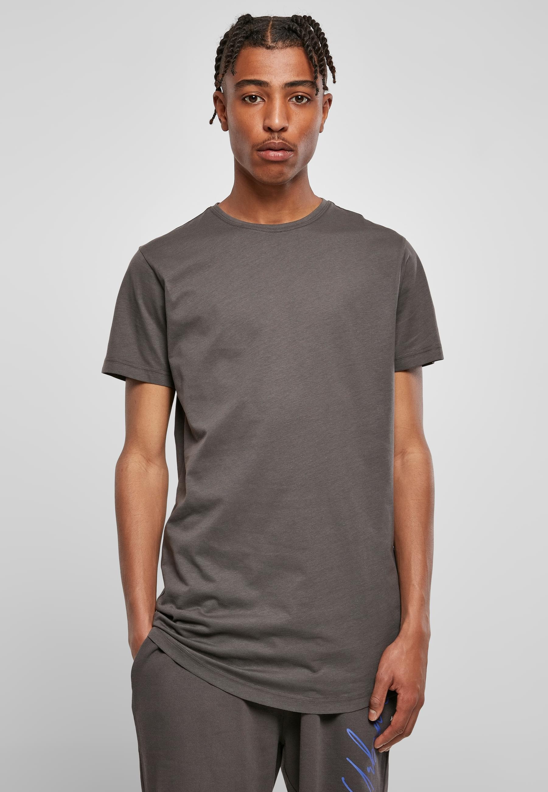 URBAN CLASSICS Kurzarmshirt »Urban Classics Herren Shaped Long Tee«, (1 tlg.)