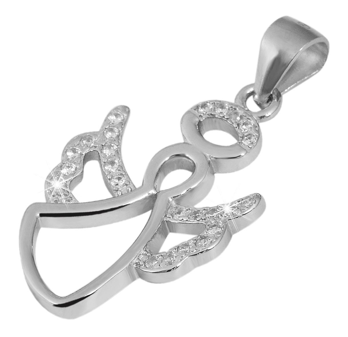 Adelia´s Kettenanhänger »Neuheit 2025 - eleganter Engel Anhänger aus 925 Sterling Silber«