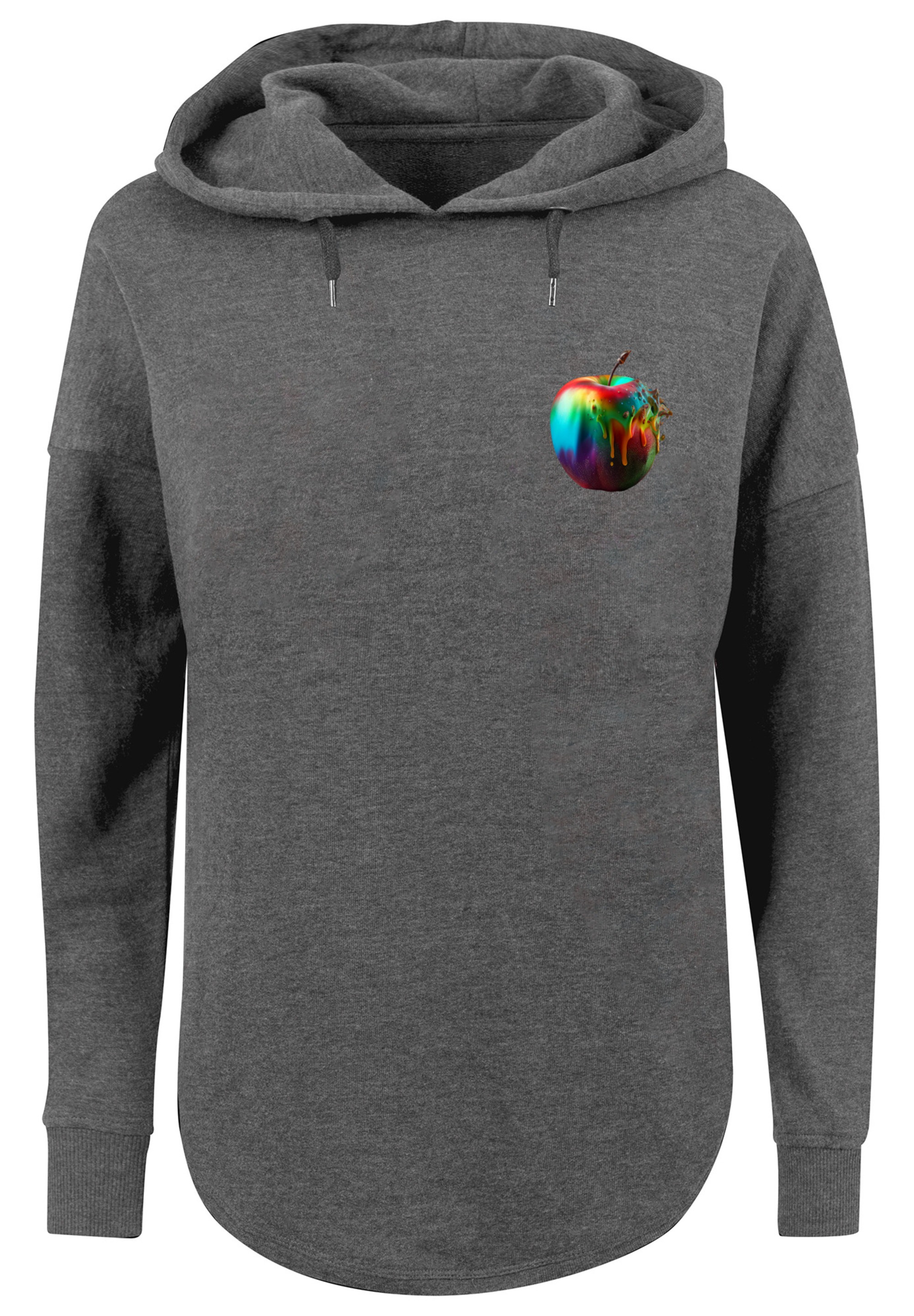 F4NT4STIC Kapuzenpullover »Colorfood Collection - Rainbow Apple« Print
