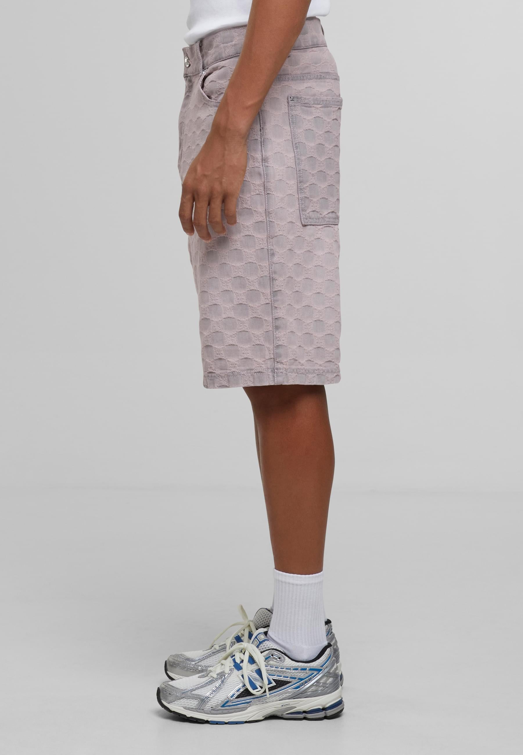 PEQUS Cargoshorts »PEQUS PEQUS Aether Monogram Denim Jorts«, (1 tlg.)