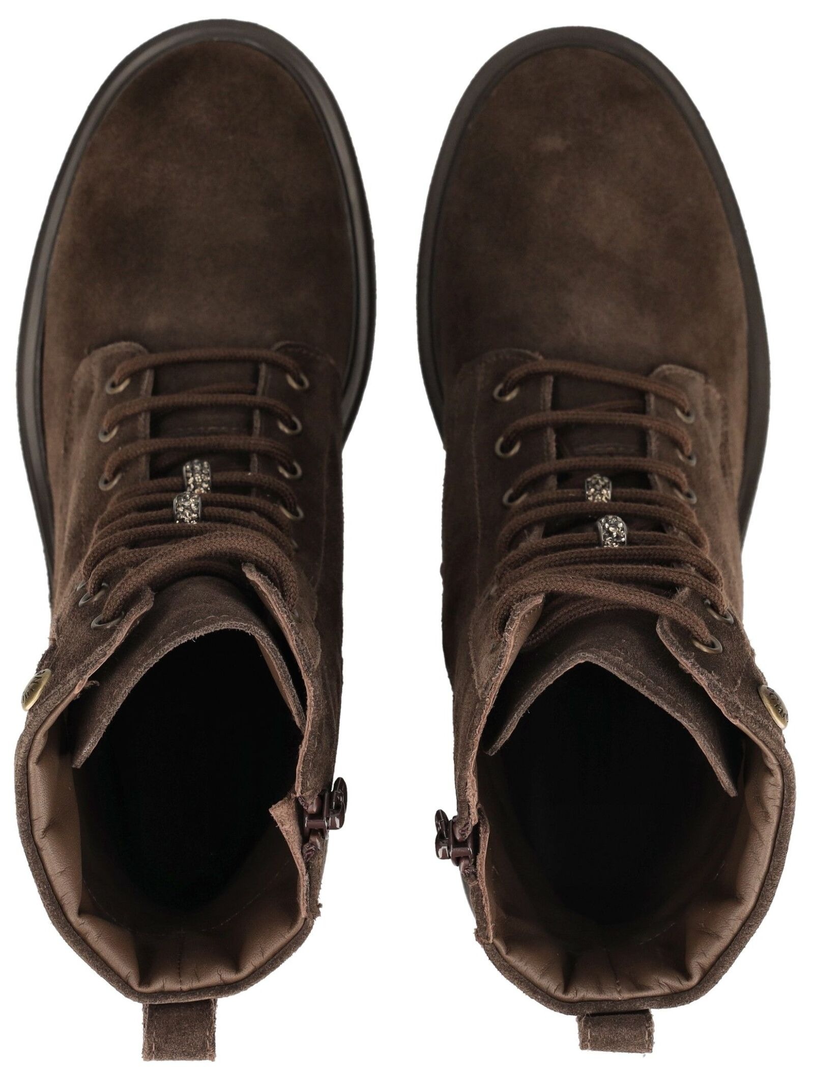 Nero Giardini Schnürstiefelette »Nero Giardini Stiefelette Veloursleder«