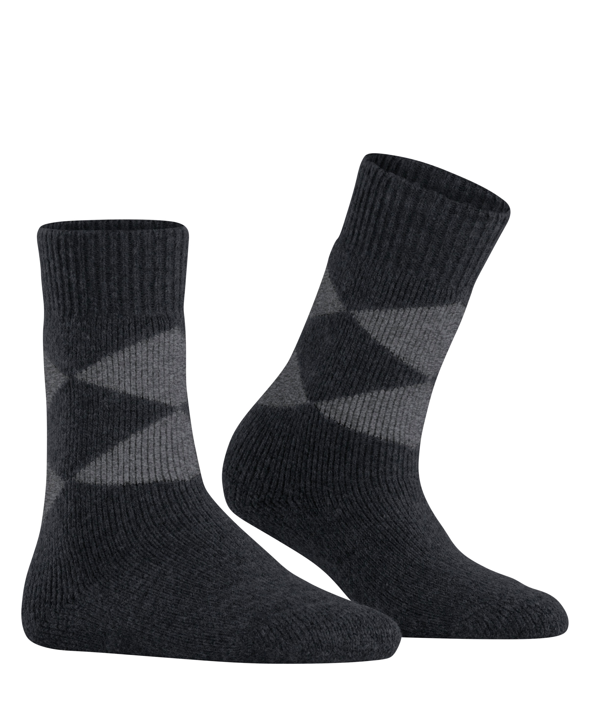 Burlington Haussocken »Cosy Argyle« Einheitsgröße 36-41, Argyle-Muster, wärmend, Vollplüsch innen
