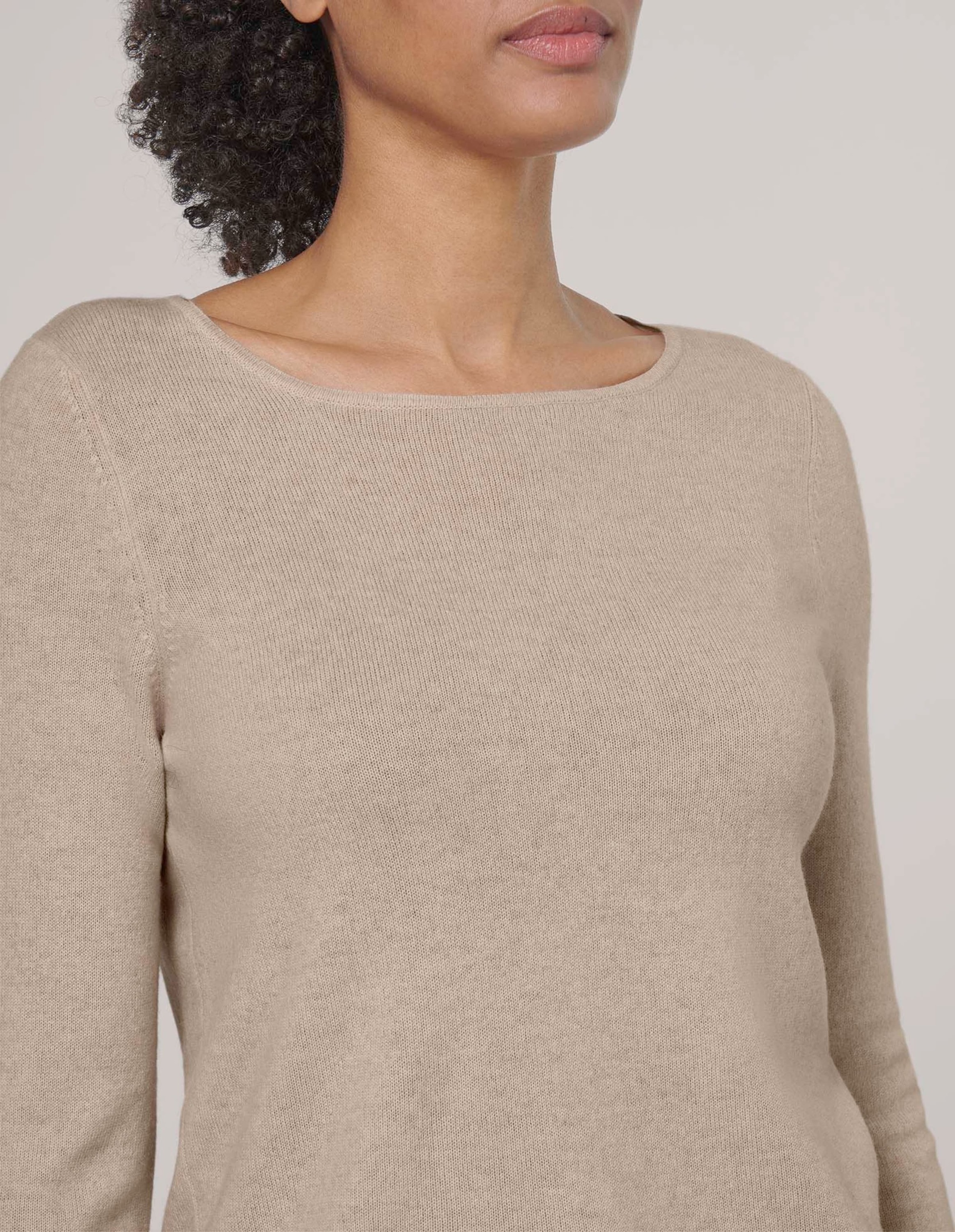 MADELEINE Longpullover »Pullover Kaschmirpullover mit U-Boot-Ausschnitt«