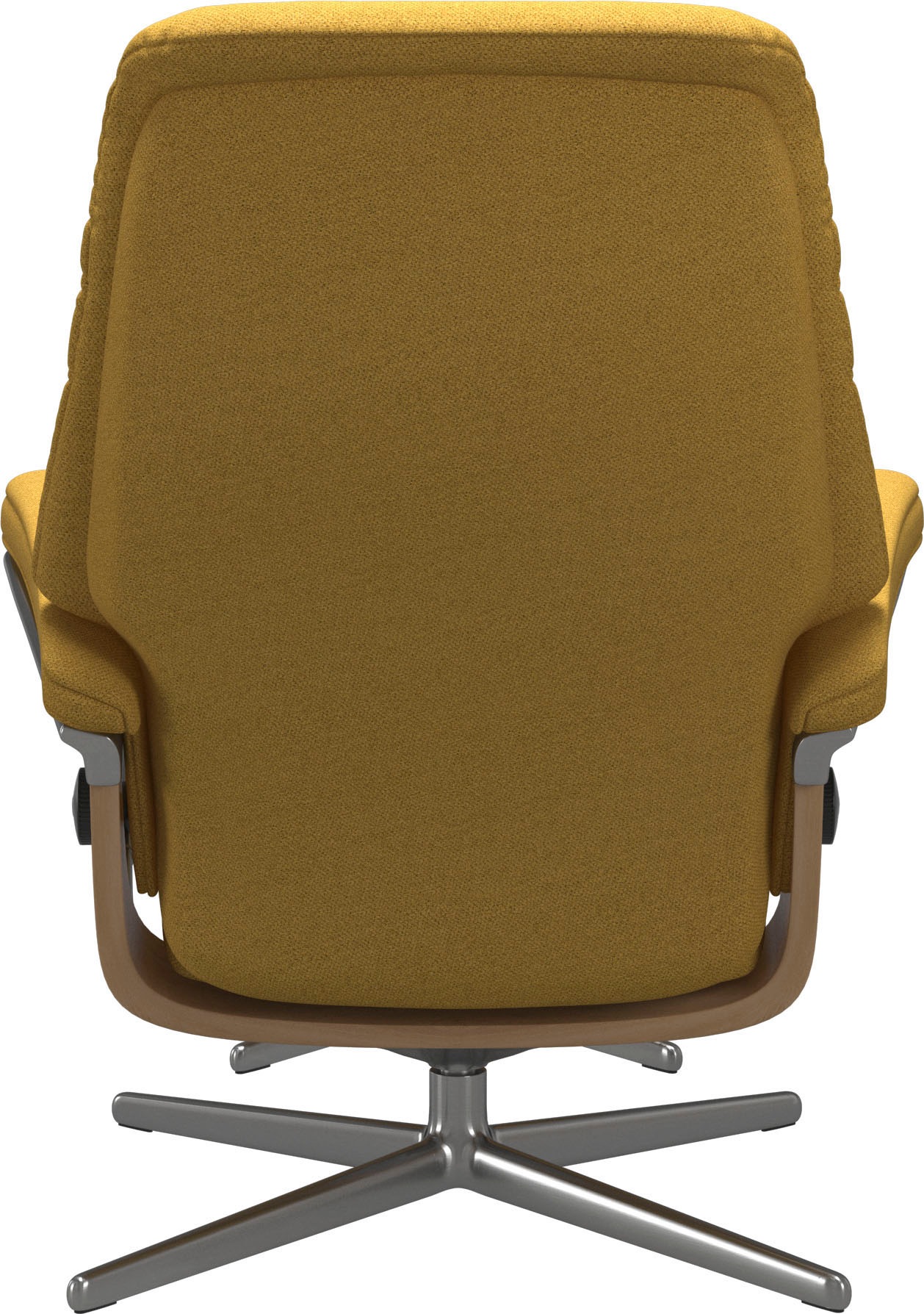 Stressless® Relaxsessel »Sunrise«, (Set, Relaxsessel mit Hocker), mit Hocker, mit Cross Base, Größe S, M & L, Holzakzent Eiche