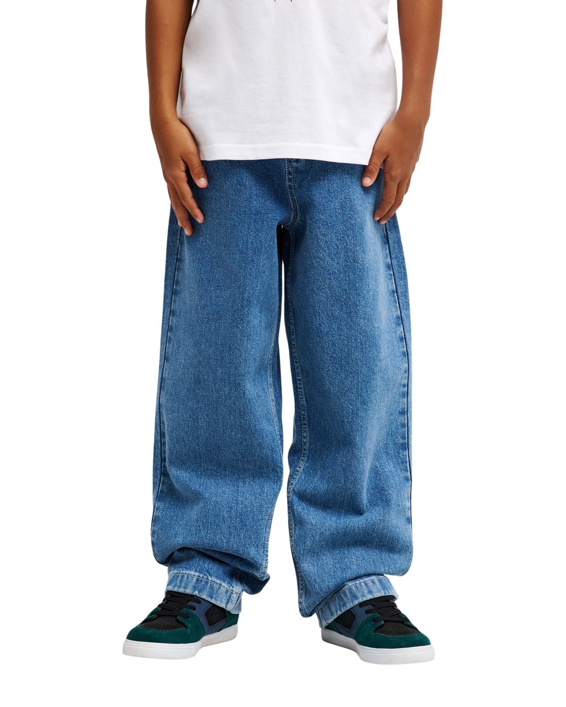 Quiksilver The Foam 2001 Jeans Stone Wash 10 Years Boys