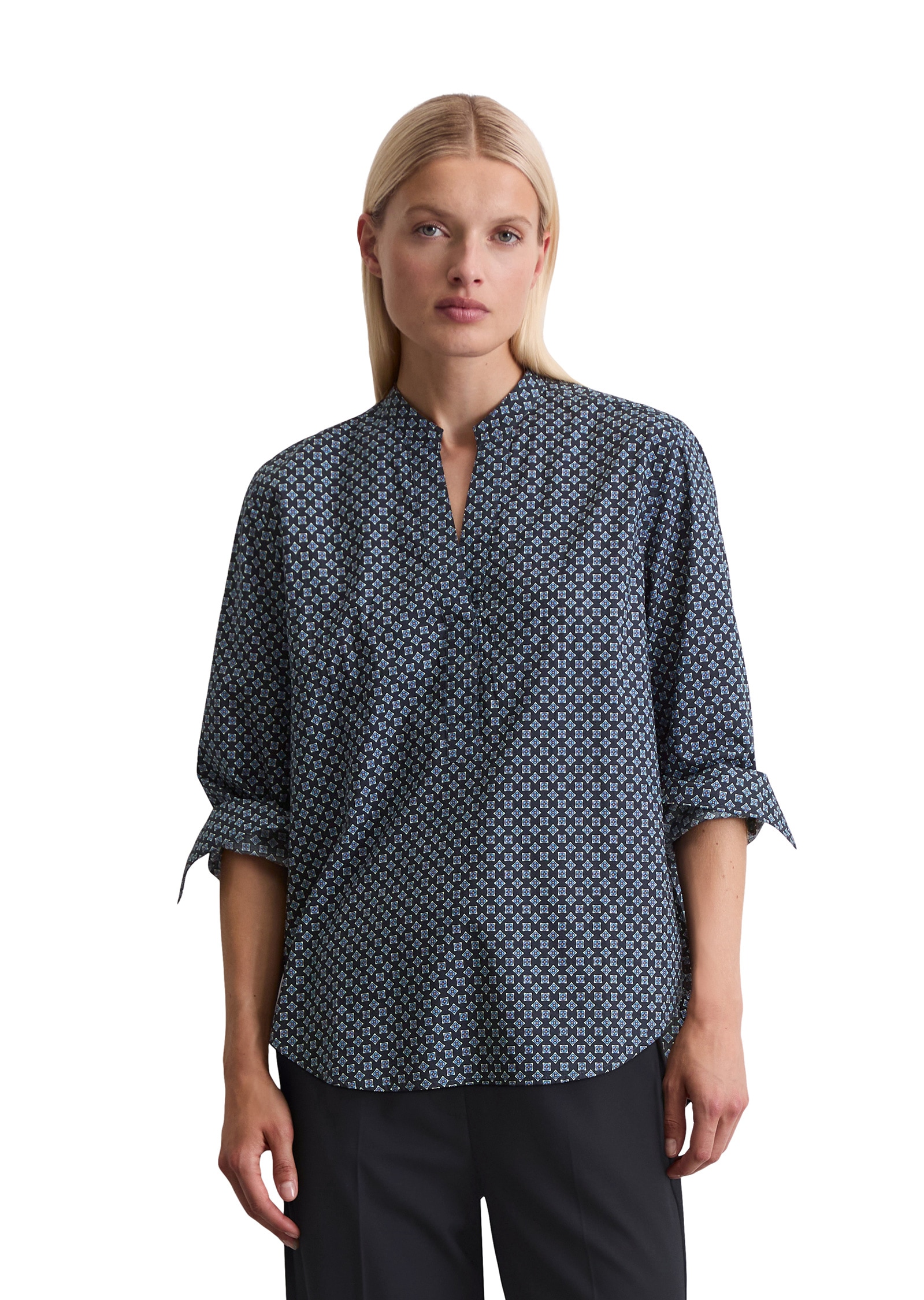 Marc OPolo Langarmbluse "aus Papertouch-Popeline" günstig online kaufen