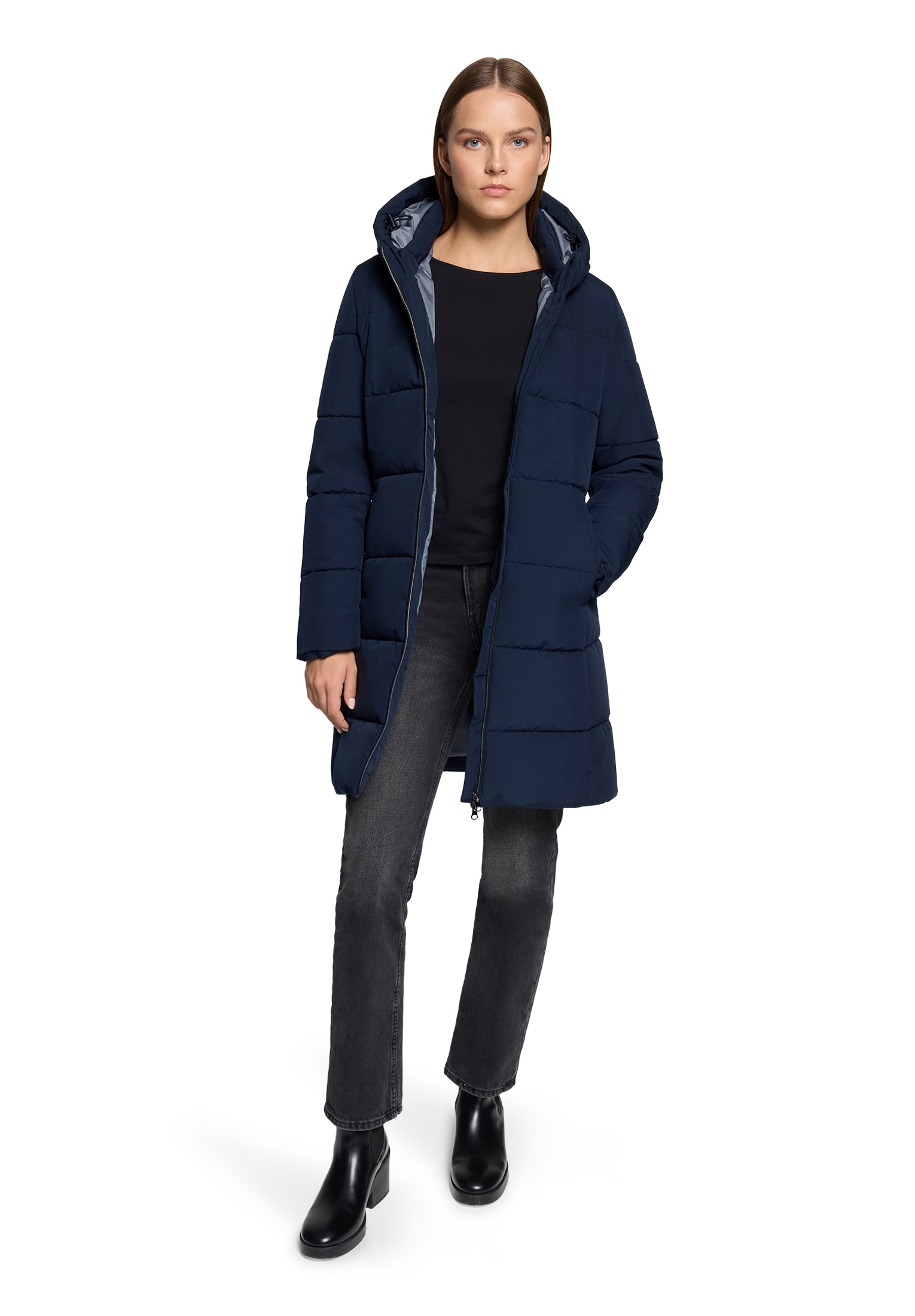 VOICE Outdoorjacke »Damen Winterjacke Wintermantel mit Kapuze« mit Kapuze