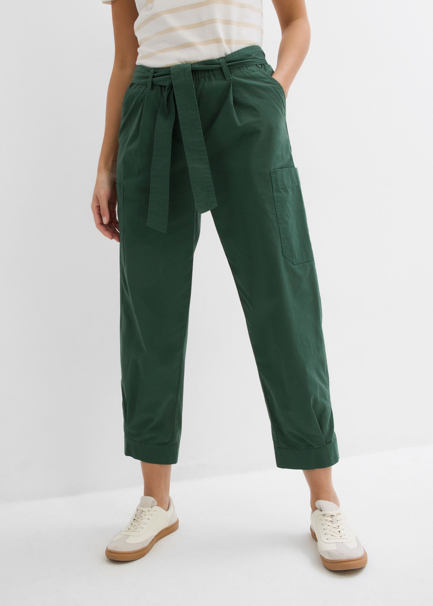 bonprix Loose Fit, mit Bindegürtel, aus Baumwolle, in verschiedenen Größen