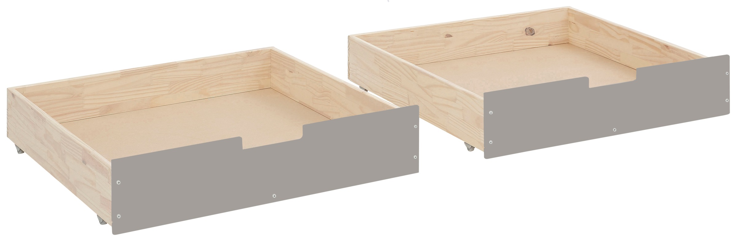 OTTO home Bettschubkasten "Janne" Set, 2 Stk. tlg. Bettschubladen auf Rolle günstig online kaufen