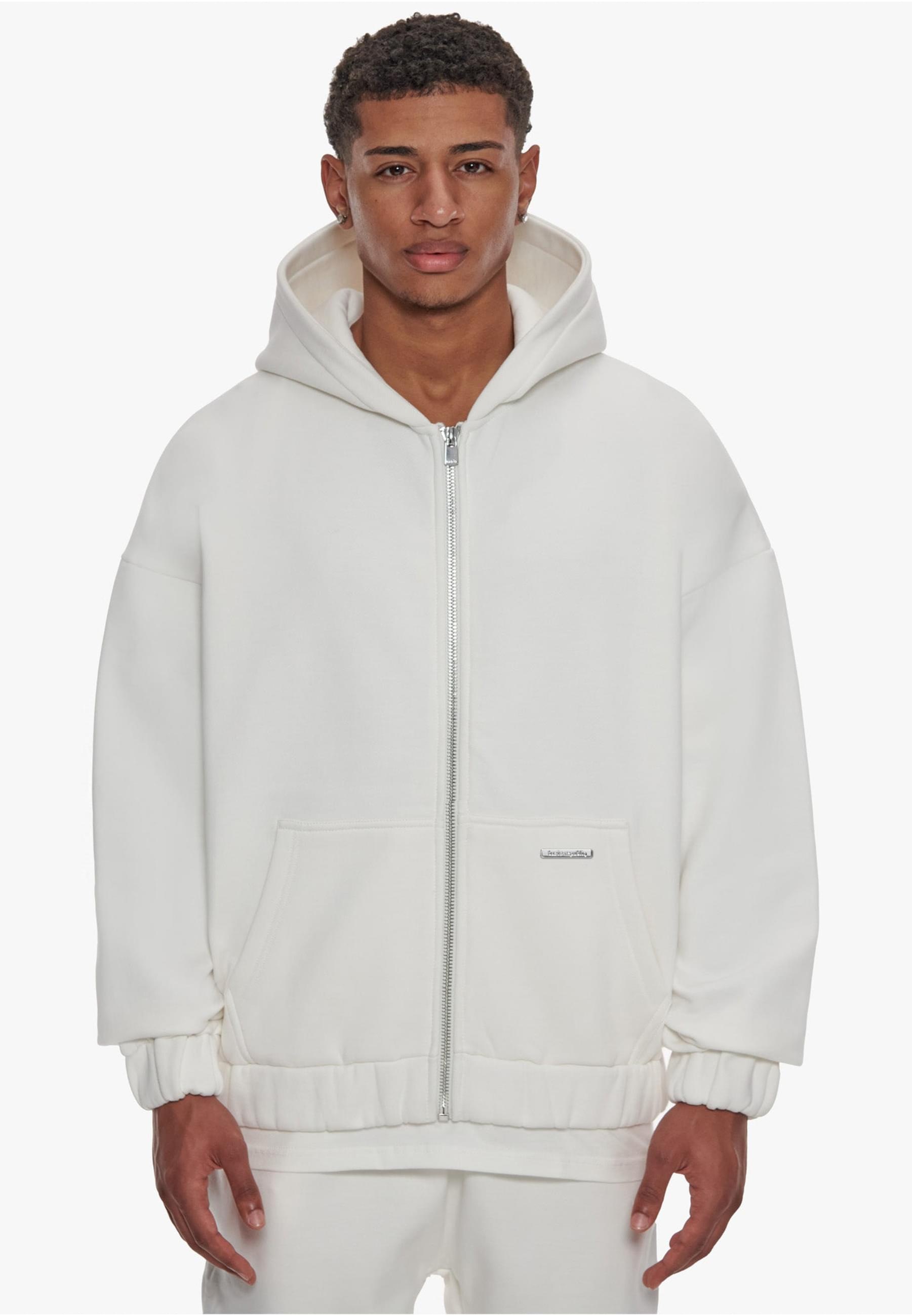 Dropsize Sweatjacke »Dropsize Herren Super Heavy Blank Zip-Hoodie«