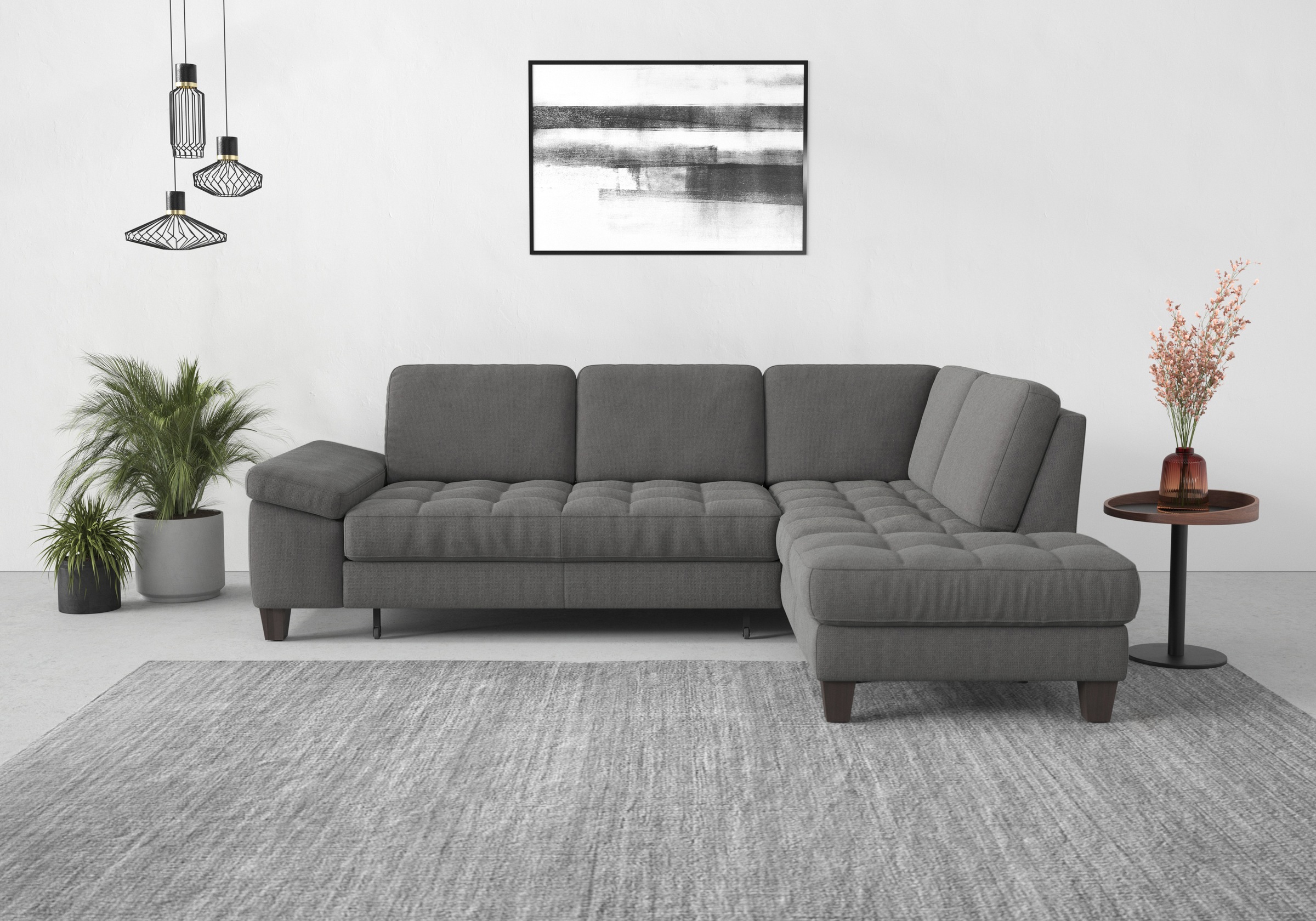 sit&more Ecksofa "Westham L-Form" mit Ottomane, mit oder ohne Schlaffunktion, Bettkasten, Verstellung