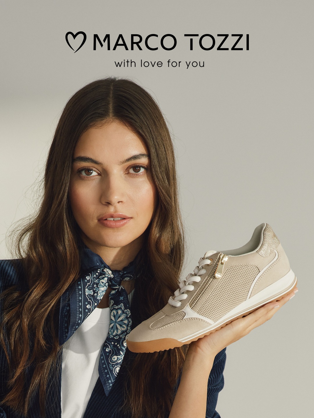 MARCO TOZZI Keilsneaker Freizeitschuh, Halbschuh, Schnürschuh mit seitliche günstig online kaufen