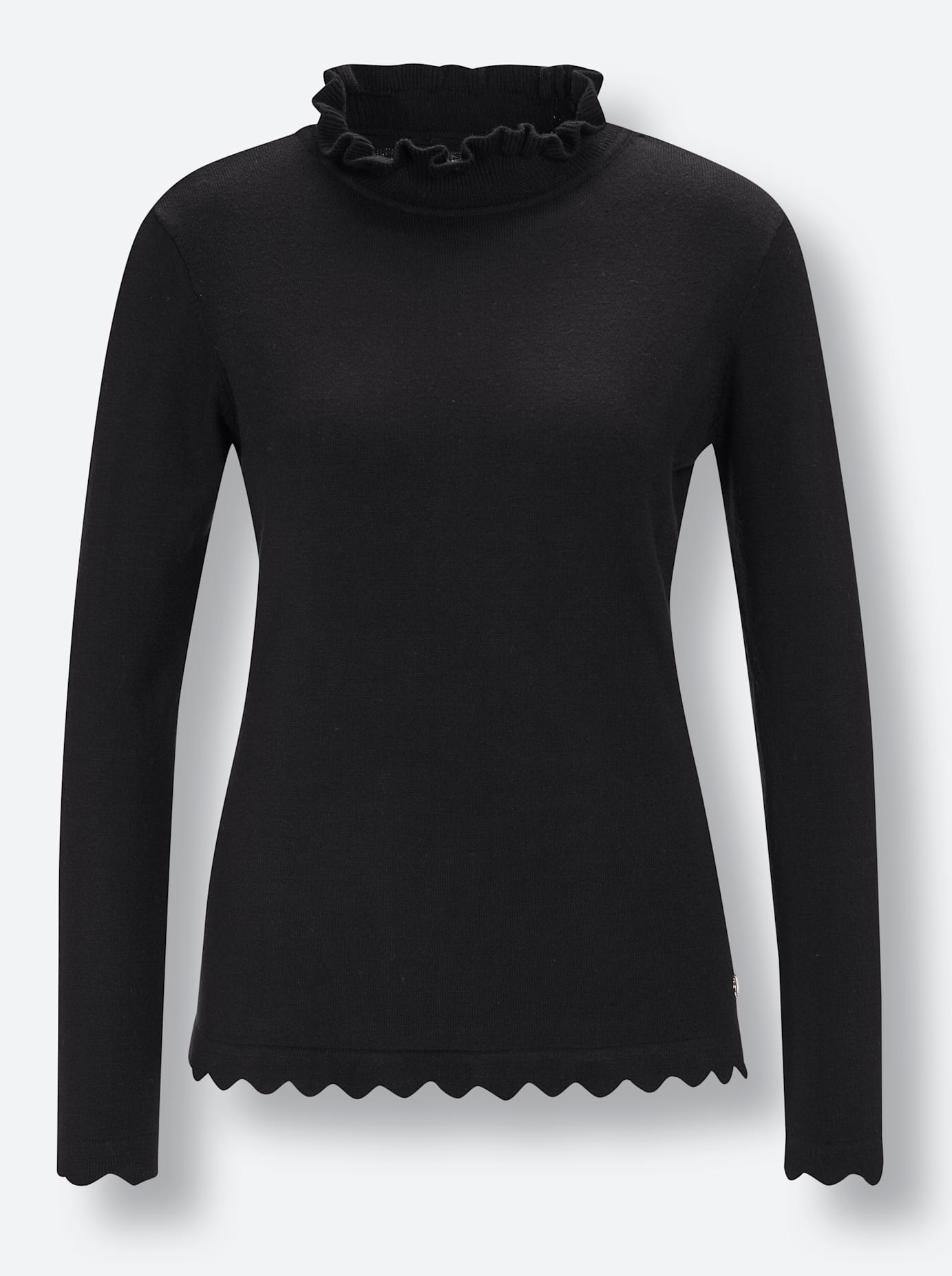 CREATION L PREMIUM Stehkragenpullover »Viskose-Modal-Pullover«