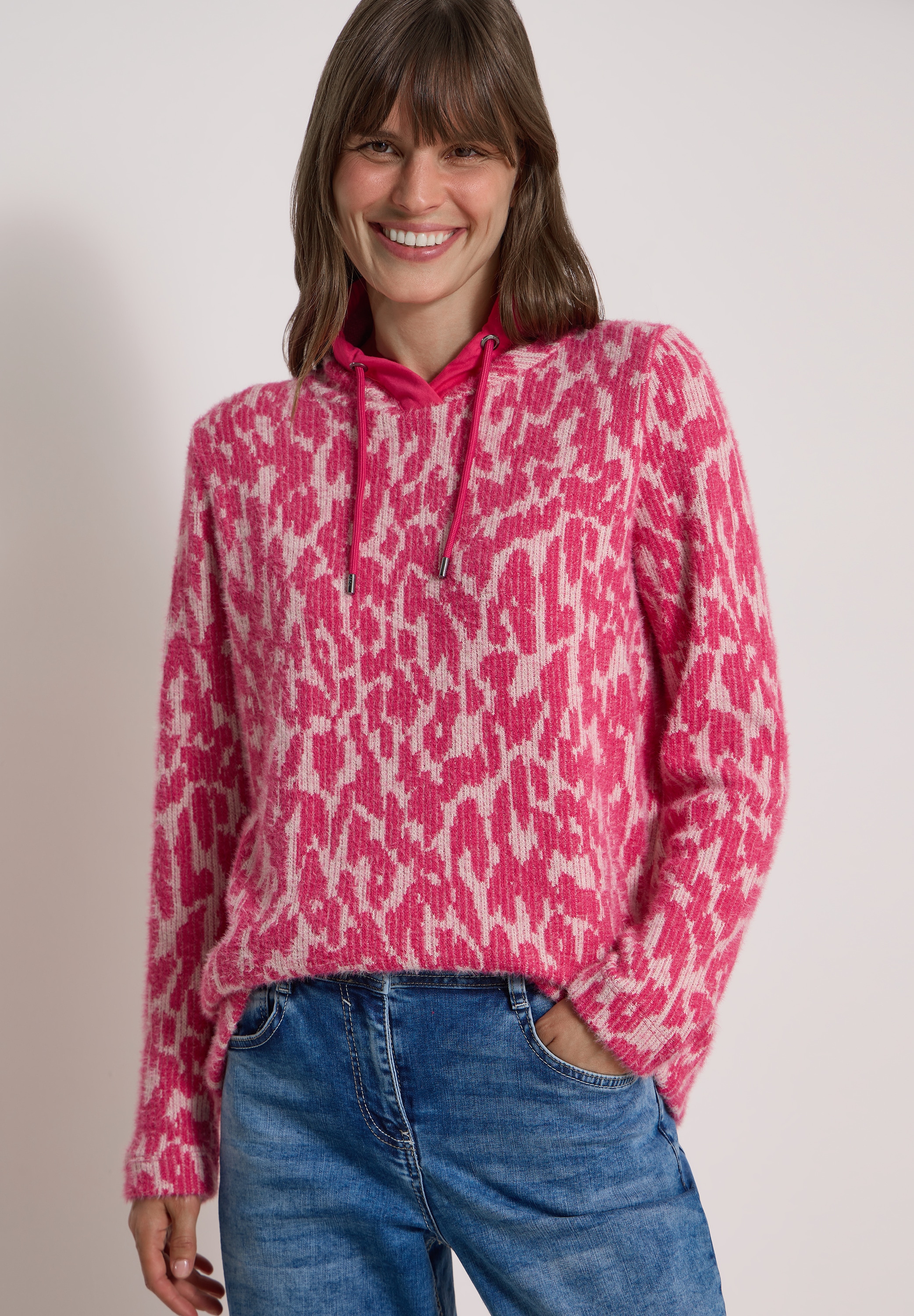 Cecil Langarmshirt mit Kordelzug und Schleife