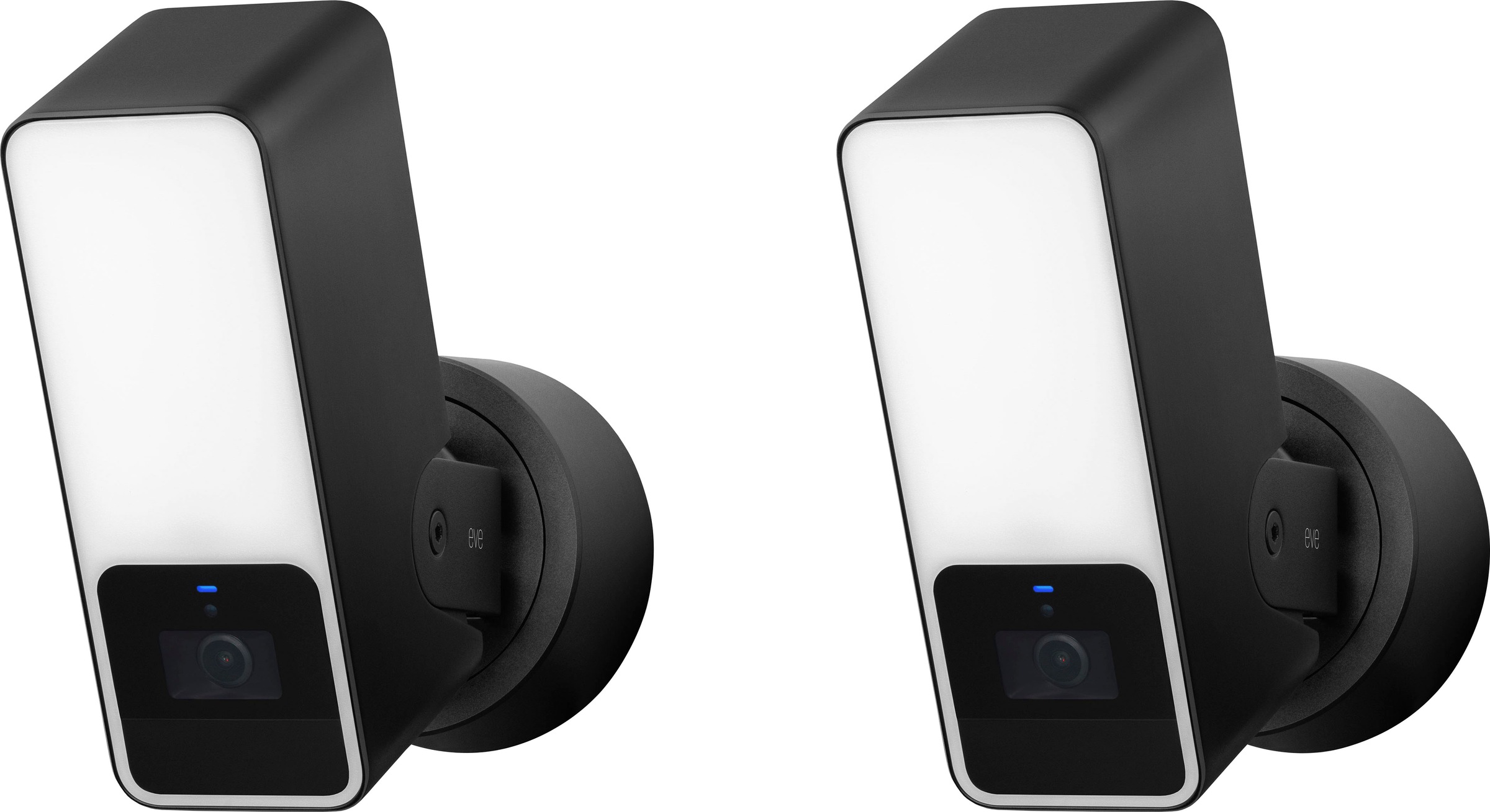EVE Überwachungskamera "Outdoor Cam (HomeKit) 2er Pack", B:17cm H:6,5cm T:7,6cm, schwarz, Überwachungskameras