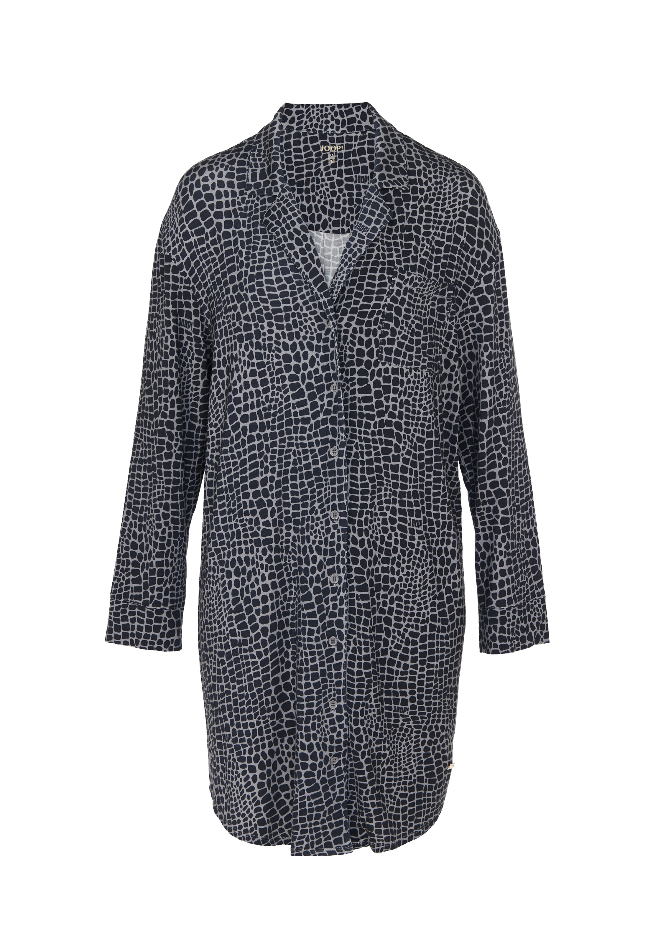JOOP Nachthemd "Luxe Modal Printed" Brusttasche Langarm, Knöpfe, bequem, kn günstig online kaufen