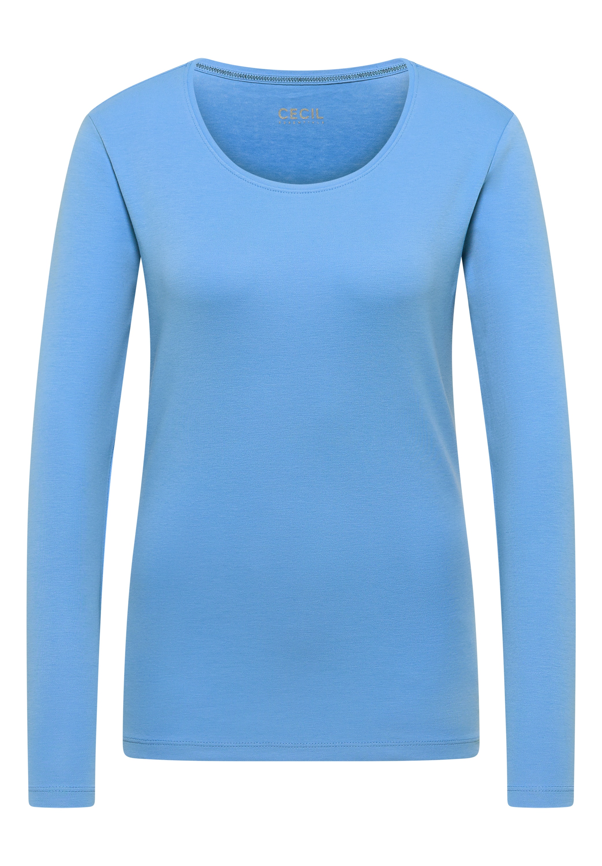 Cecil Langarmshirt aus reiner Baumwolle